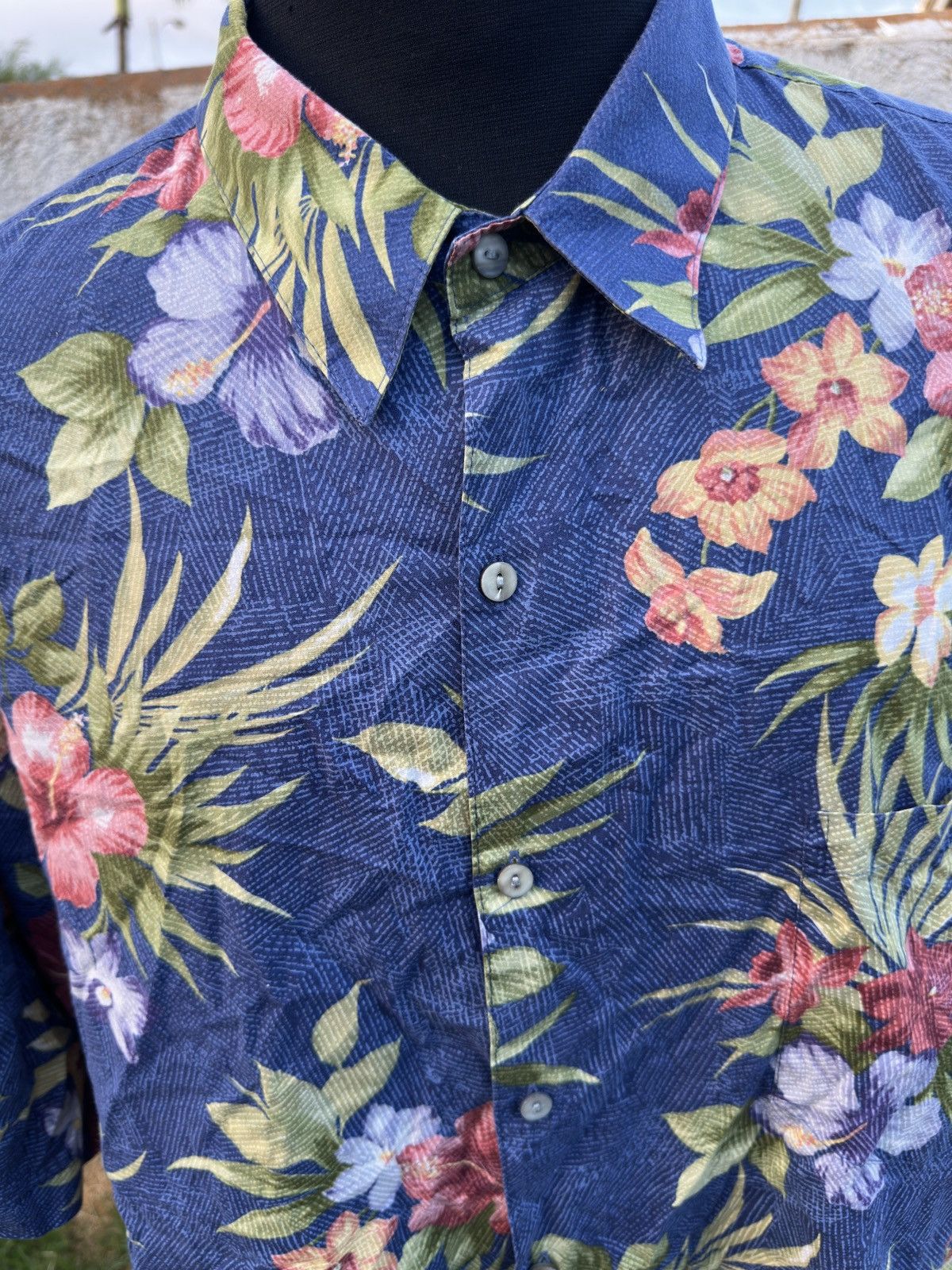 Tori Richard PreOwned Tori Richard Hawaiian Print Multicolored Men's 3XL Size US XXL / EU 58 / 5 - 3 Thumbnail