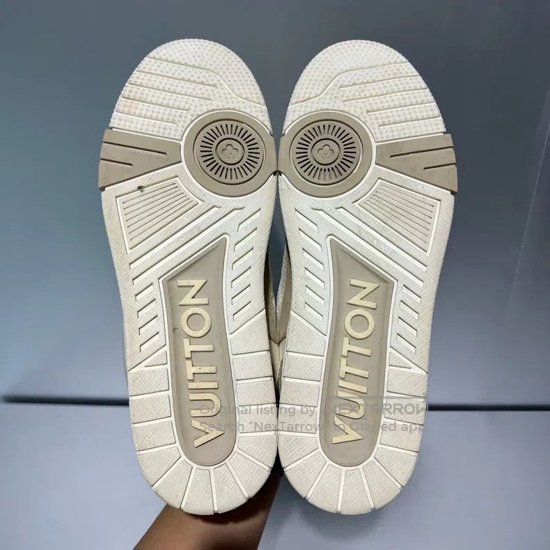 Louis Vuitton Louis Vuitton Skate White Brown Bread Shoes Size US 9 / EU 42 - 7 Thumbnail