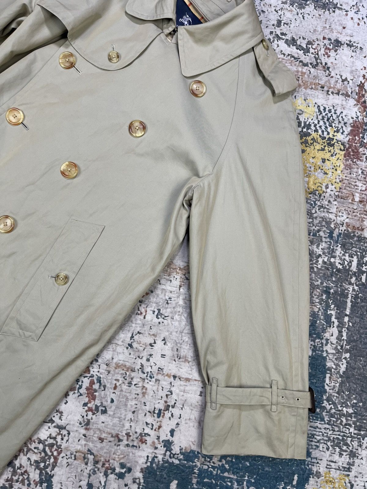 Burberry Vtg Burberry London Nova Check Double Layer Trench Coats Size US L / EU 52-54 / 3 - 9 Thumbnail