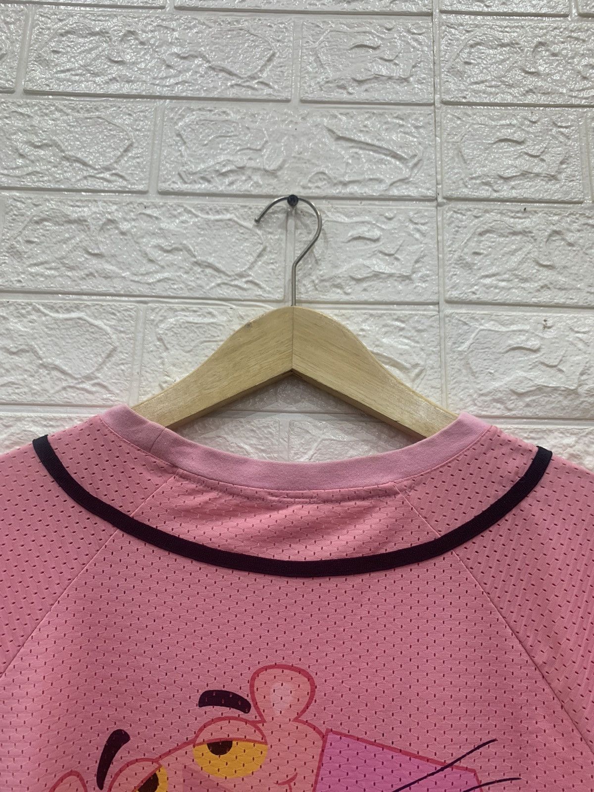 Cartoon Network 💗RARE💗 Pink Panther pull over mesh baseball jersey Size US L / EU 52-54 / 3 - 12 Thumbnail