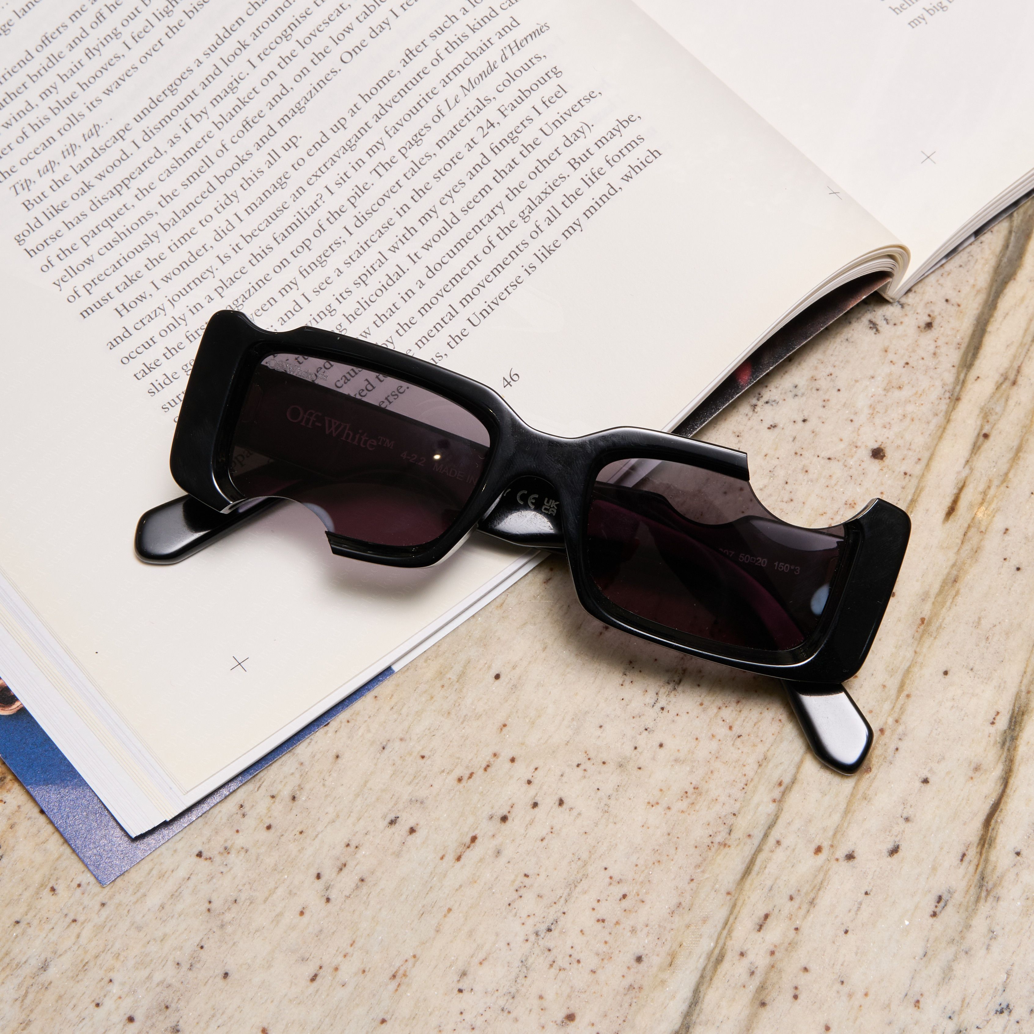 Off-White OFF WHITE Cady Cut-Out Rectangular-Frame Sunglasses Size ONE SIZE - 2 Thumbnail