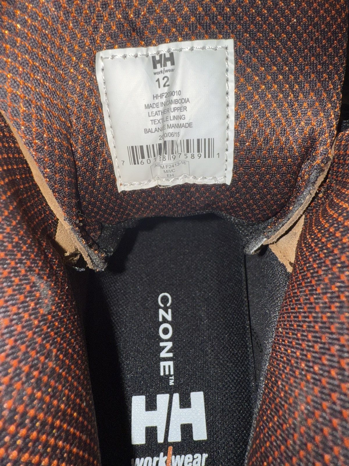 Helly Hansen Helly Hansen Lehigh 6” Work Boot Brown Safety Men’s Size 12 Size US 12 / EU 45 - 4 Thumbnail