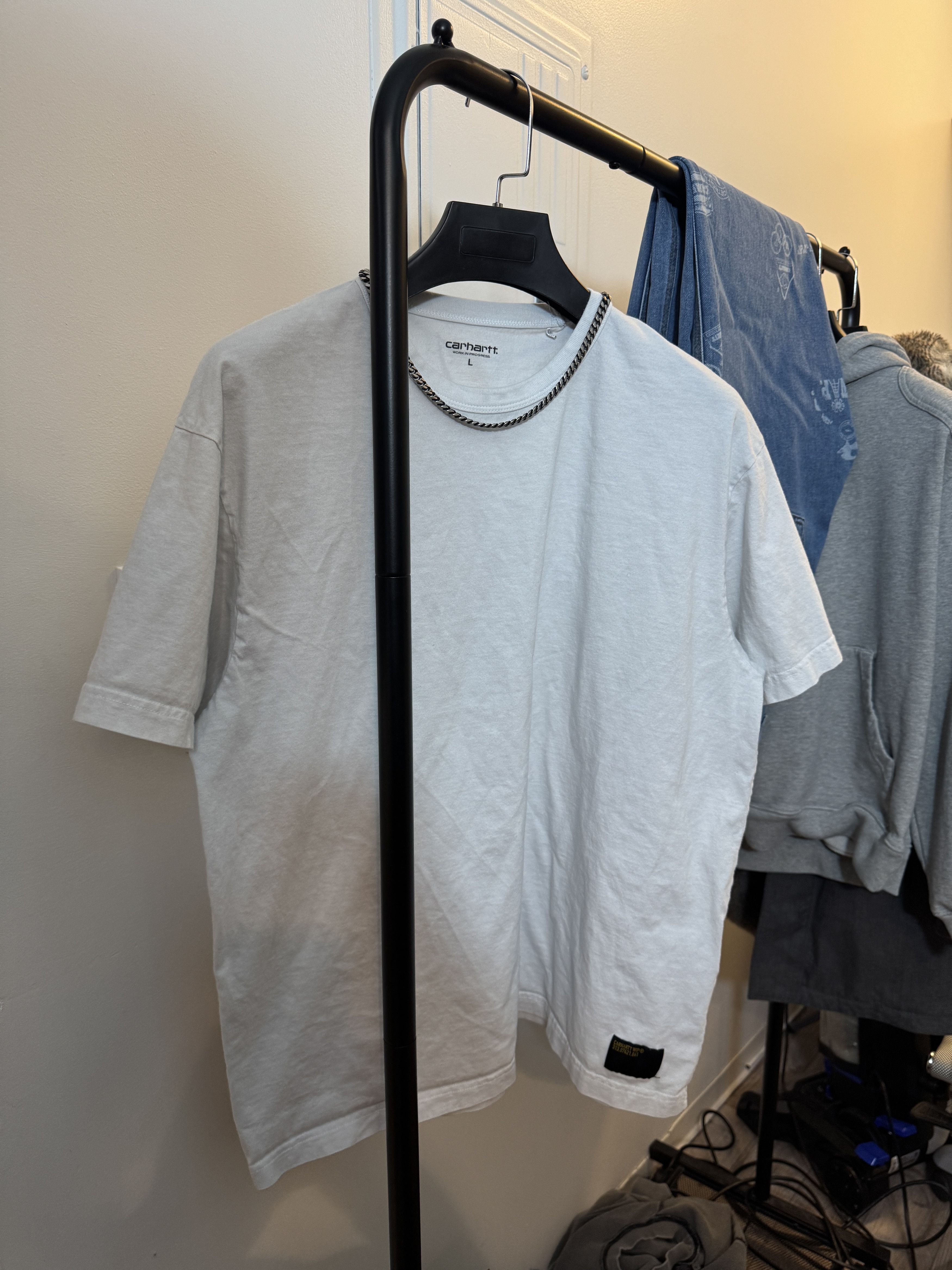 Carhartt × Vintage White Carhartt WIP Tee Size US L / EU 52-54 / 3 - 1 Thumbnail