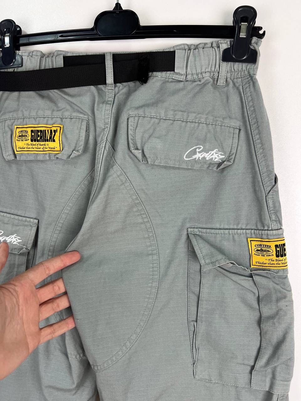 Corteiz Corteiz Guerillaz streetwear cargo pants size XS 29 Size US 29 - 15 Thumbnail
