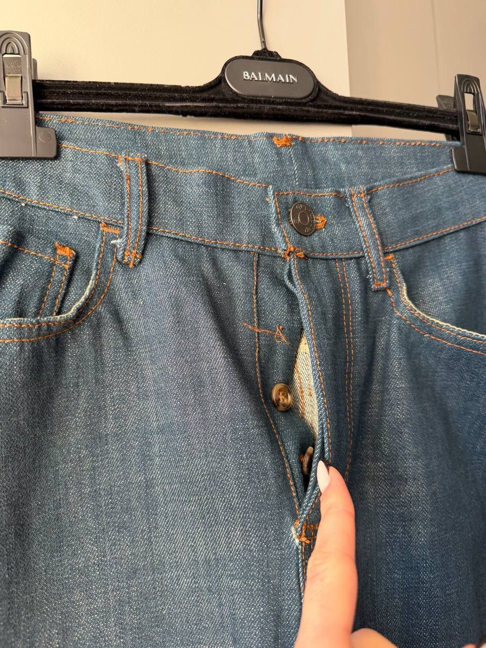 Hysteric Glamour CRAZY Vintage Flared Jeans Only Y2K Avan-Garde Style Size US 32 / EU 48 - 5 Thumbnail