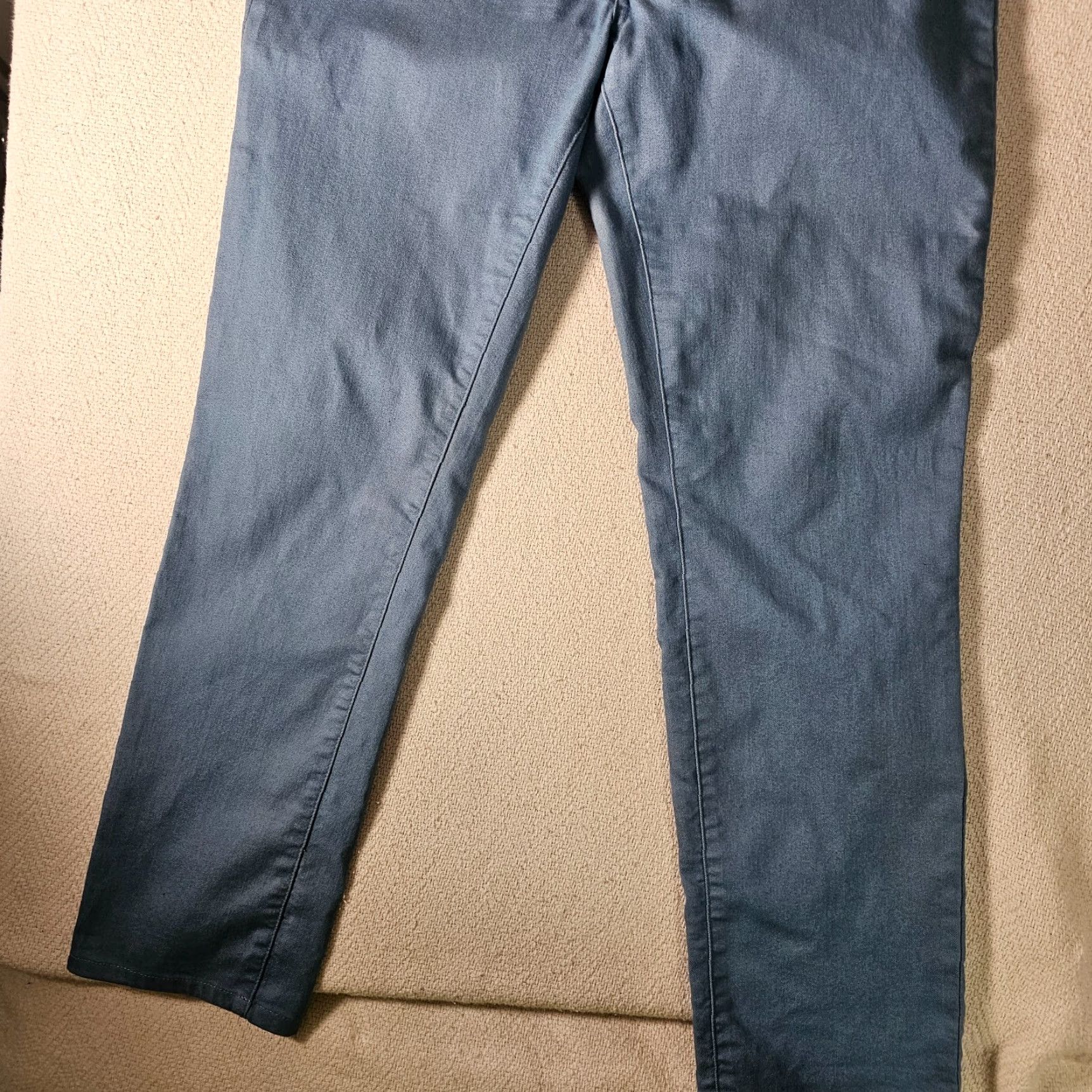 Prana VINTAGE Prana Women's Jeans Blue Organic Cotton Stretch 12 Straight 29in Inseam (Note: if not vintage, omit) Size 34" / US 12 / IT 48 - 2 Thumbnail