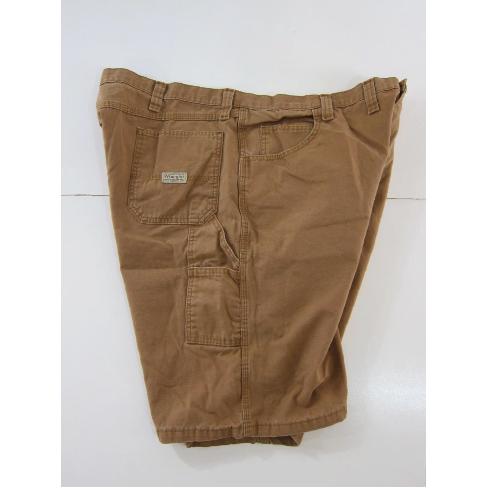 Wrangler Wrangler 100% Cotton Brown Pocket Cargo Carpenter Work Short Men Size 46 Size US 30 / EU 46 - 6 Thumbnail
