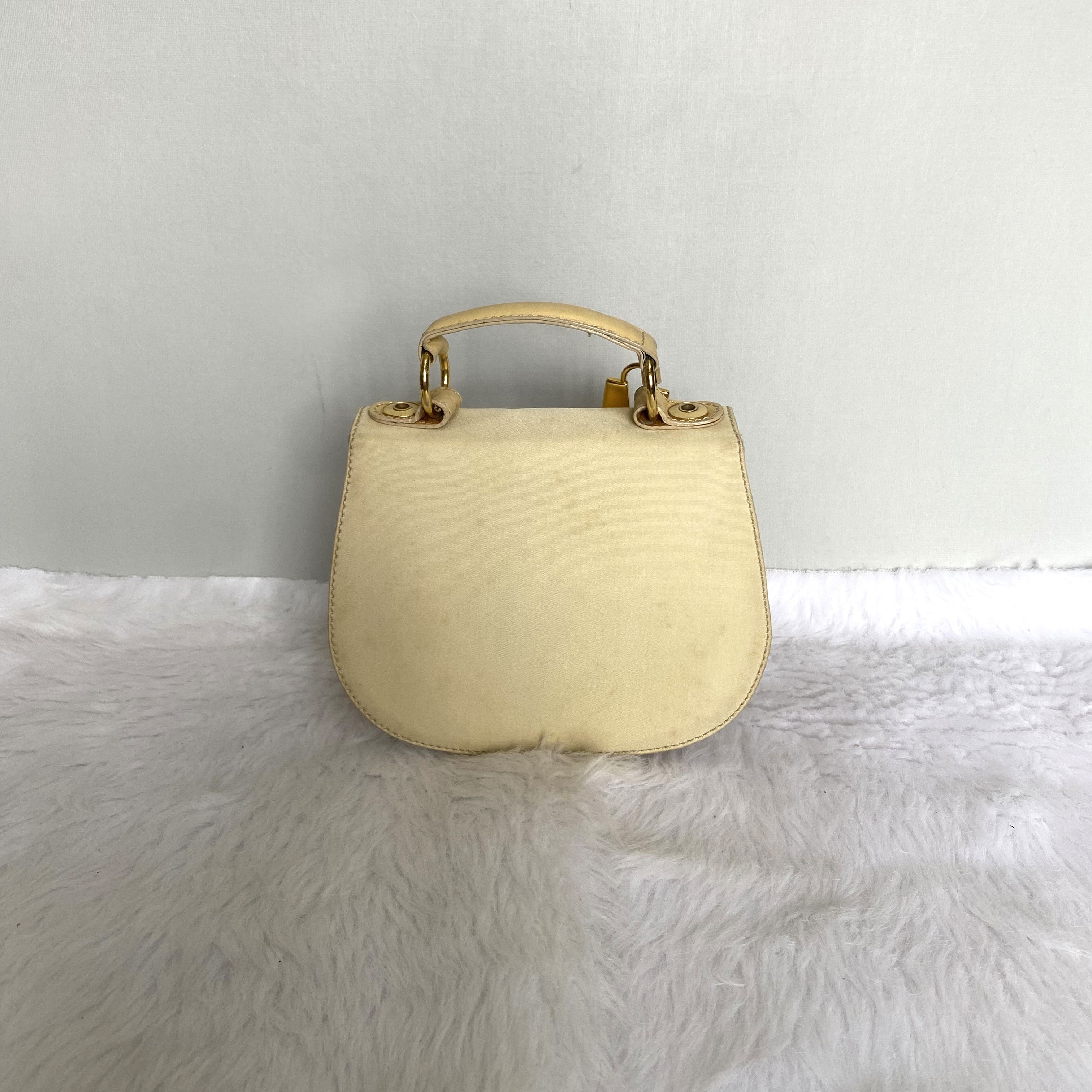 Moschino × Vintage MOSCHINO REDWALL Vintage Nylon & Leather Small Satchel Bag Size ONE SIZE - 5 Thumbnail