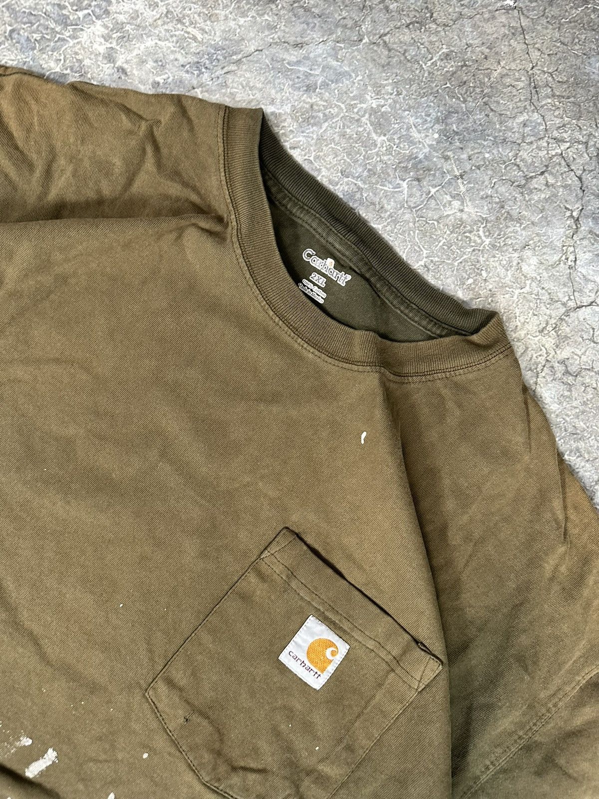 Carhartt × Vintage Faded Carhartt Tee Size US XL / EU 56 / 4 - 4 Thumbnail