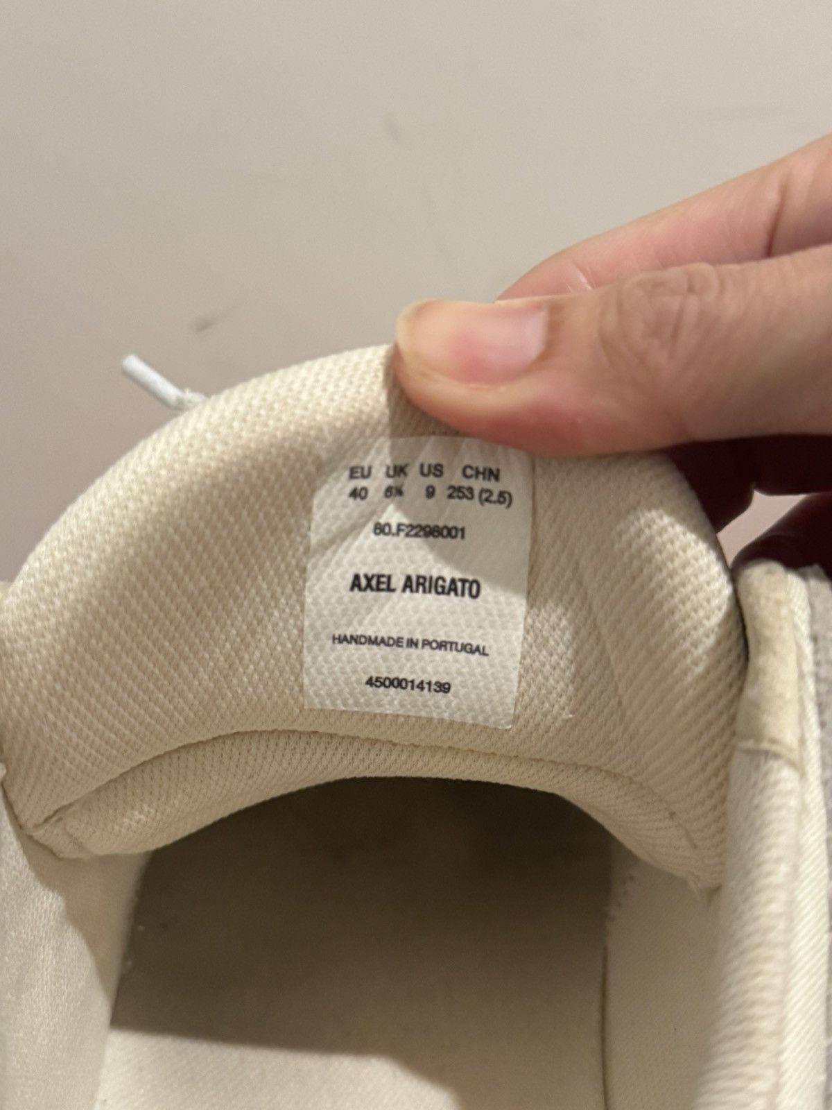 Axel Arigato Axel Arigato Area Lo Fluffy Sneakers US 9 Size US 9 / IT 39 - 9 Thumbnail