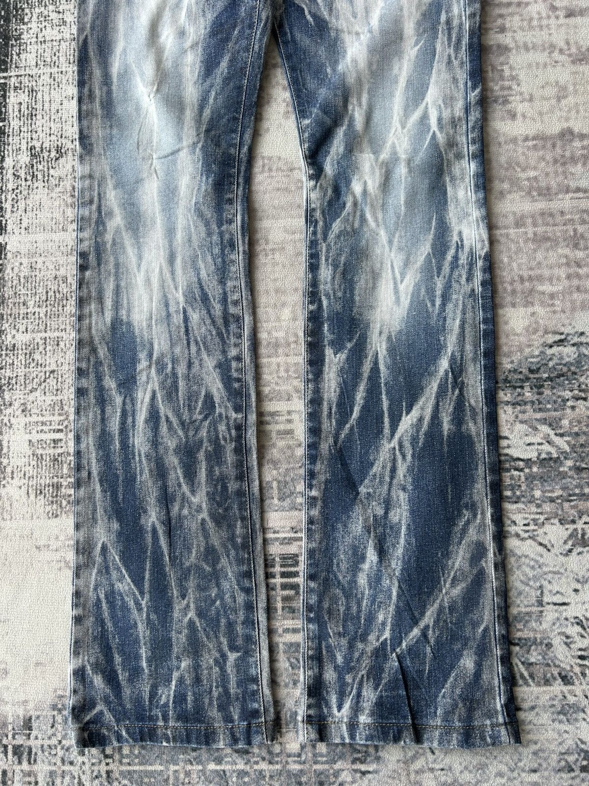 If Six Was Nine Rockstar Tornado Mart Acid Wash Jeans Size US 31 - 6 Thumbnail