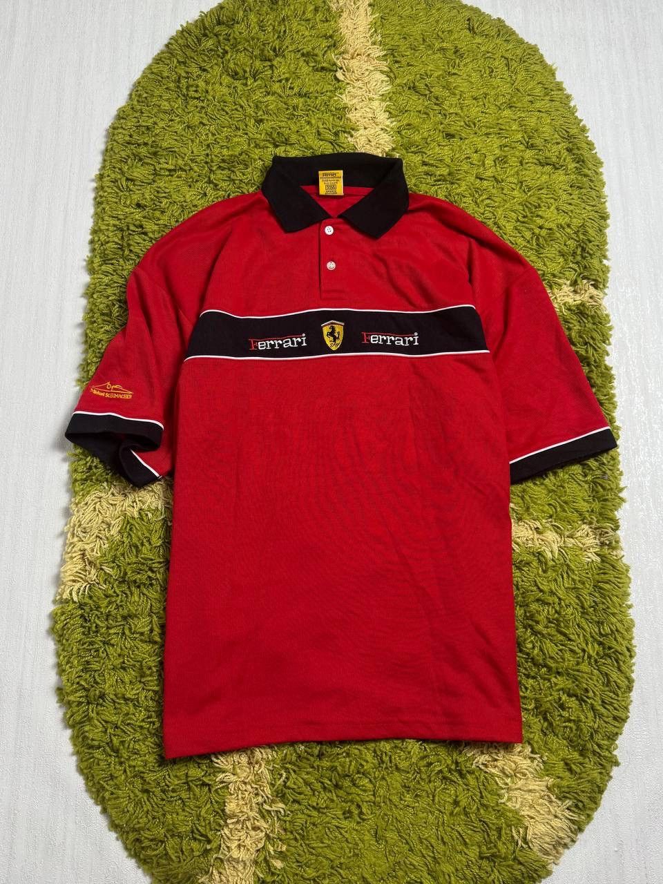Ferrari × Formula 1 × Vintage Vintage Ferrari Polo Shirt 1998 Racing F1 Vodafone Y2K Size US XL / EU 56 / 4 - 1 Thumbnail