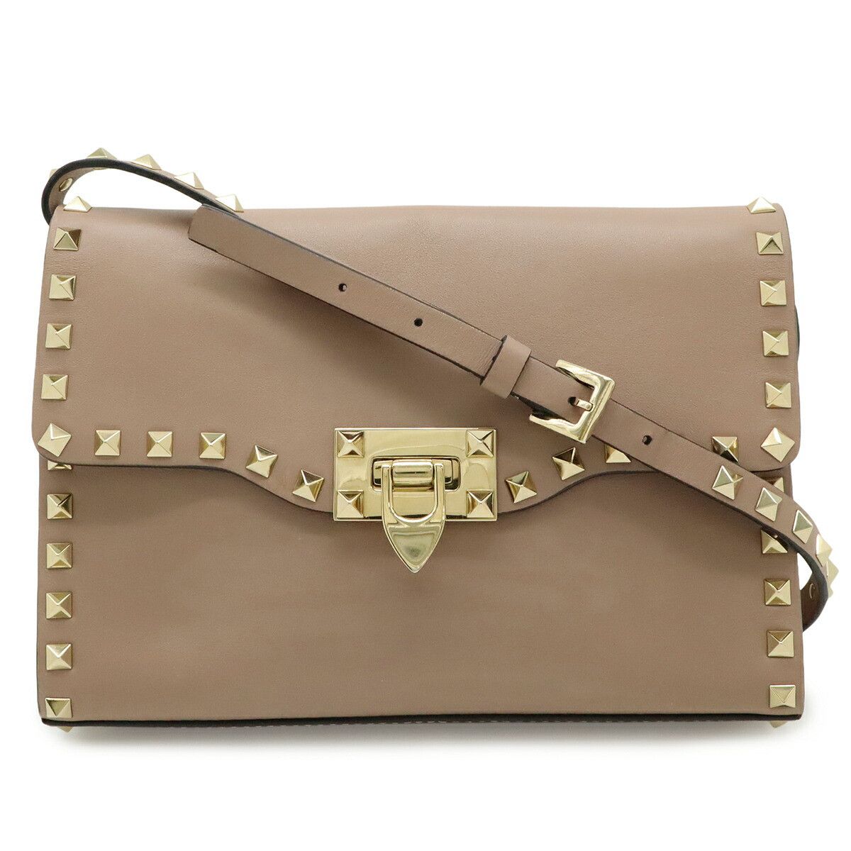 Valentino Valentino Valentino Garavani Leather 2way Shoulder Bag Leather Shoulder Bag DUTY FREE for USA Size ONE SIZE - 1 Thumbnail