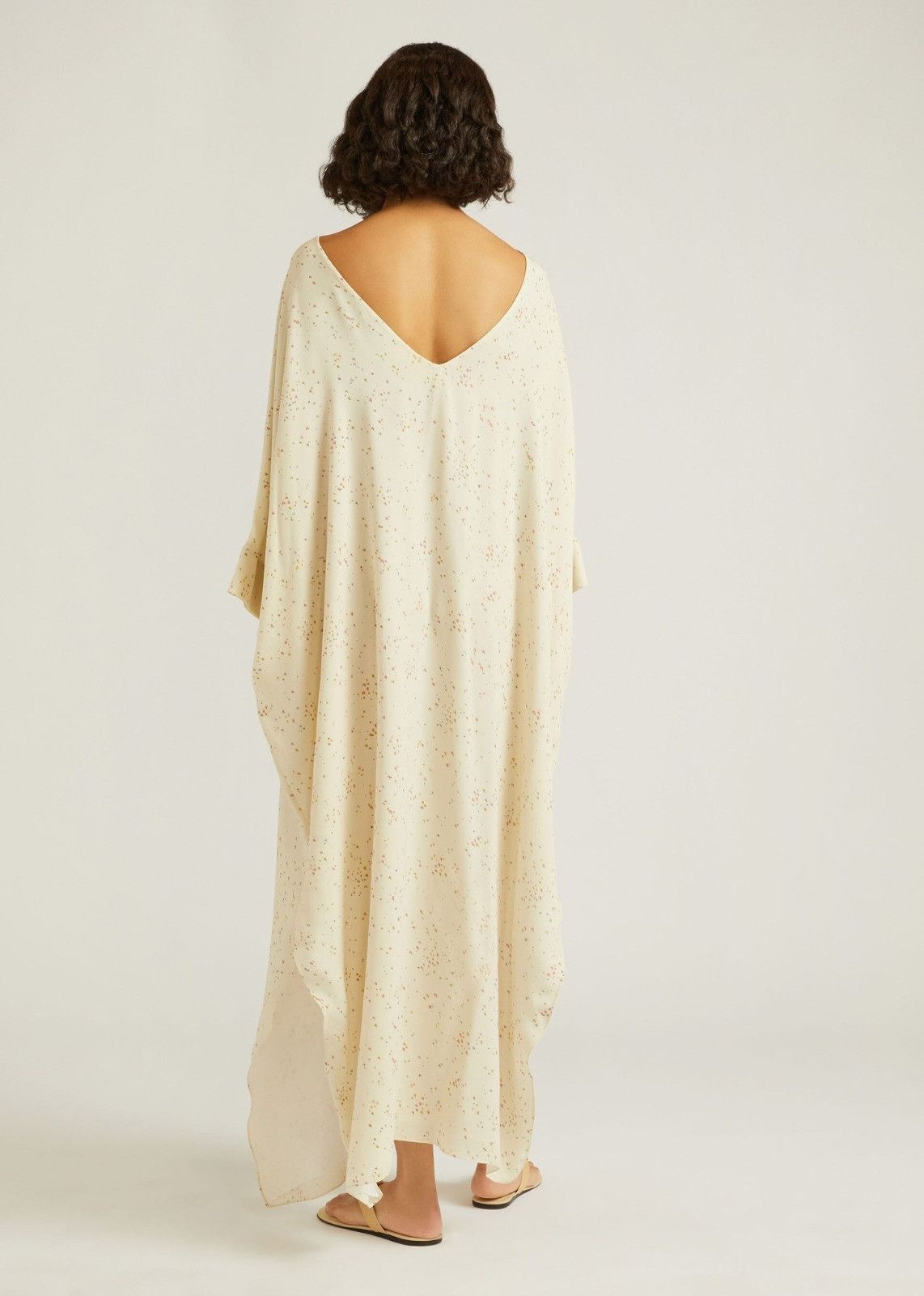 Loro Piana o1srvl11e0824 Cillia Romantic Flowers Maxi Dress in Cream Size S / US 4 / IT 40 - 3 Thumbnail