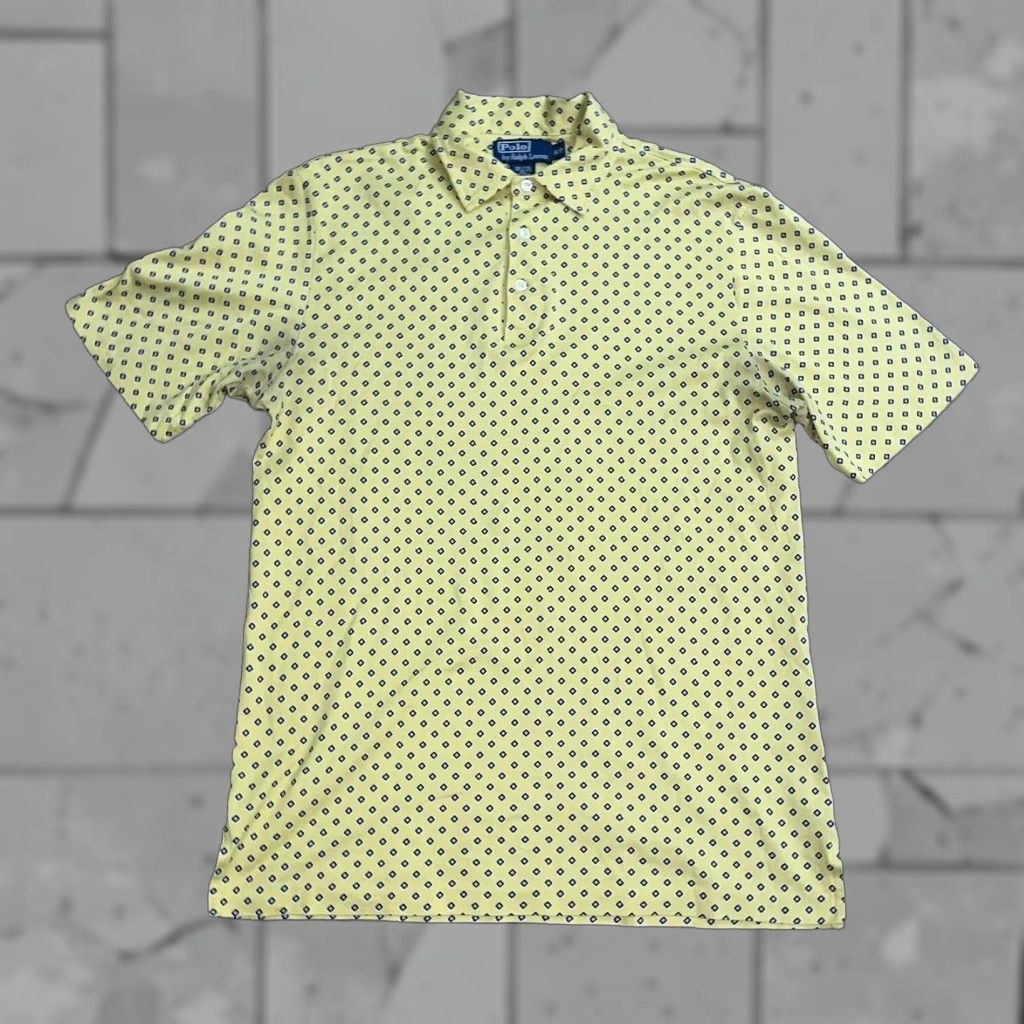 Ralph Lauren RALPH LAUREN Yellow Golf Polo Shirt Mens S 100% Pima Cotton Regular Fit Made in Peru Size US S / EU 44-46 / 1 - 1 Thumbnail