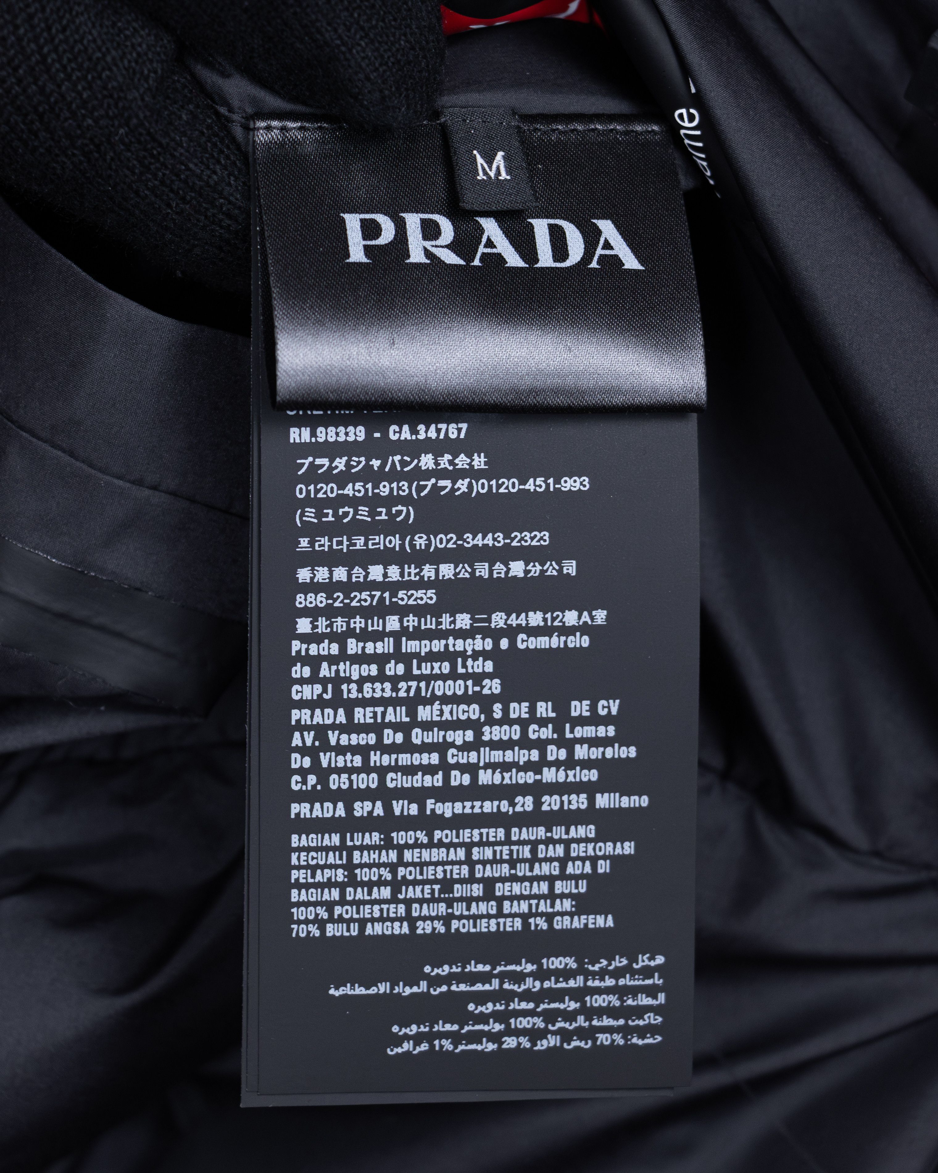 Prada Prada Linea Rossa puffer jacket Size US M / EU 48-50 / 2 - 9 Thumbnail