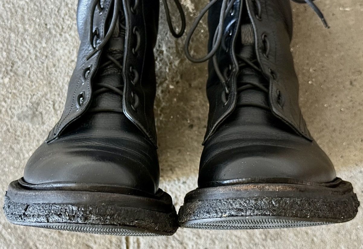 Dior Dior - Hedi Slimane - AW07 “Navigate”- Leather Combat Boots Size US 9 / EU 42 - 16 Thumbnail