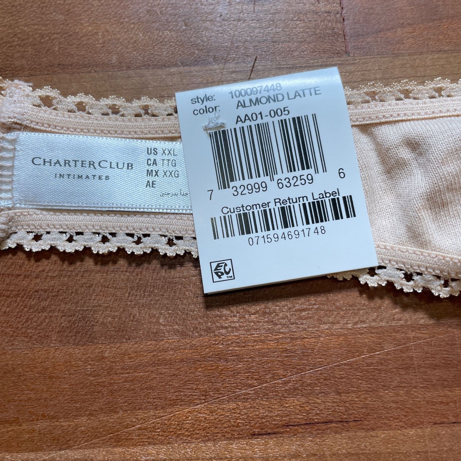 NO ID Mixed thong and hipster panty pack of 4 XXL Size ONE SIZE - 9 Thumbnail