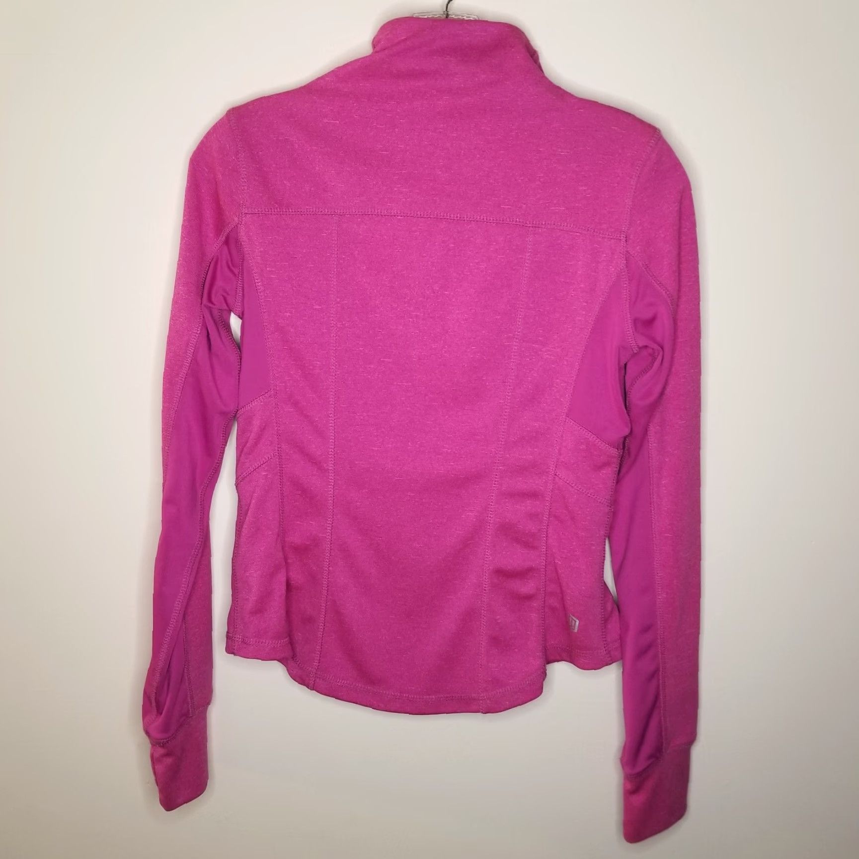BKE BKE Sport Womens Jacket Full Zip Activewear Size M Pink Purple Sports | Shirt? Size M / US 6-8 / IT 42-44 - 4 Thumbnail