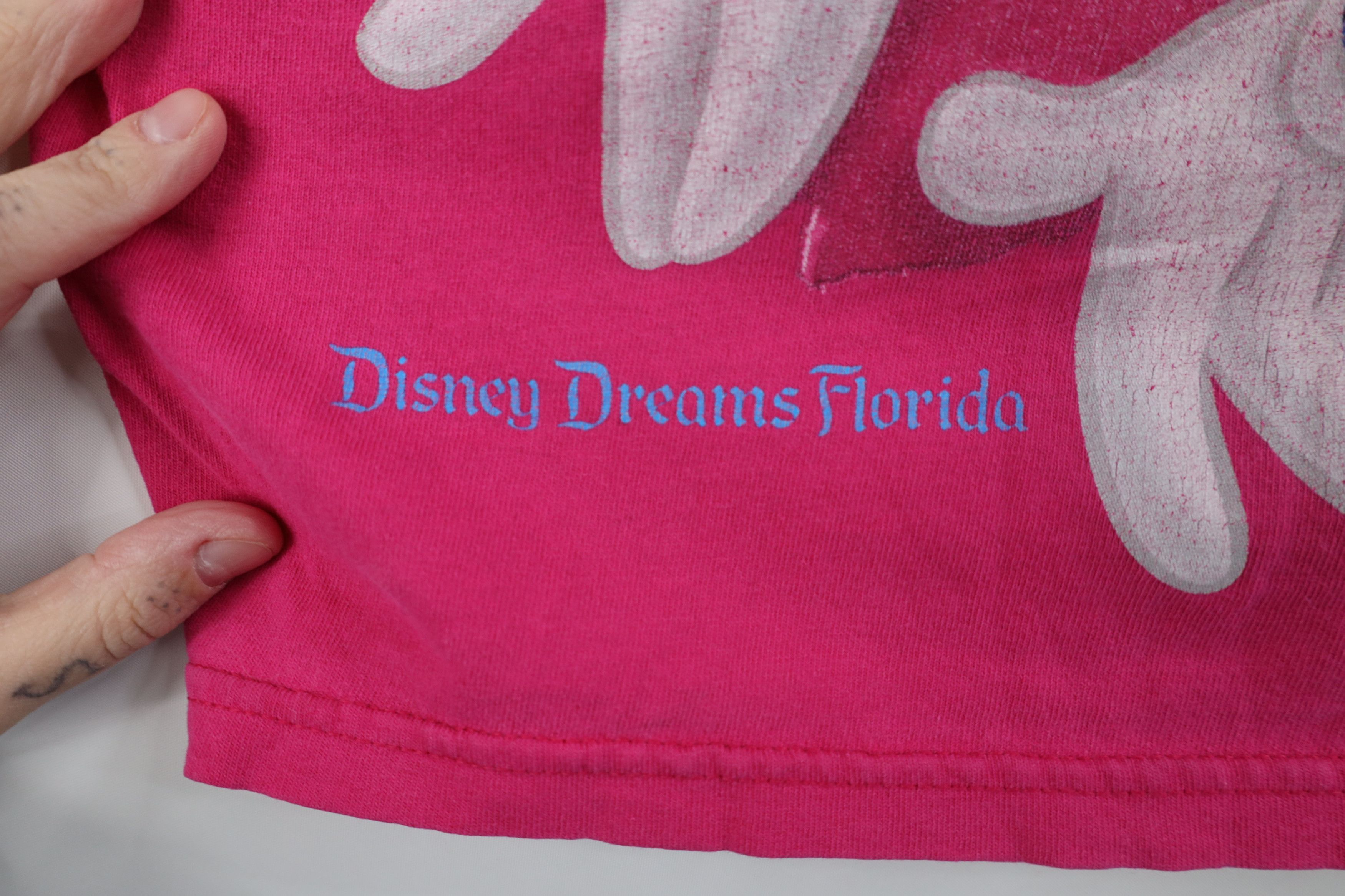 Disney × Vintage Vintage Disney Cropped Disney Dreams Minnie Mouse T-Shirt Size XS / US 0-2 / IT 36-38 - 5 Thumbnail