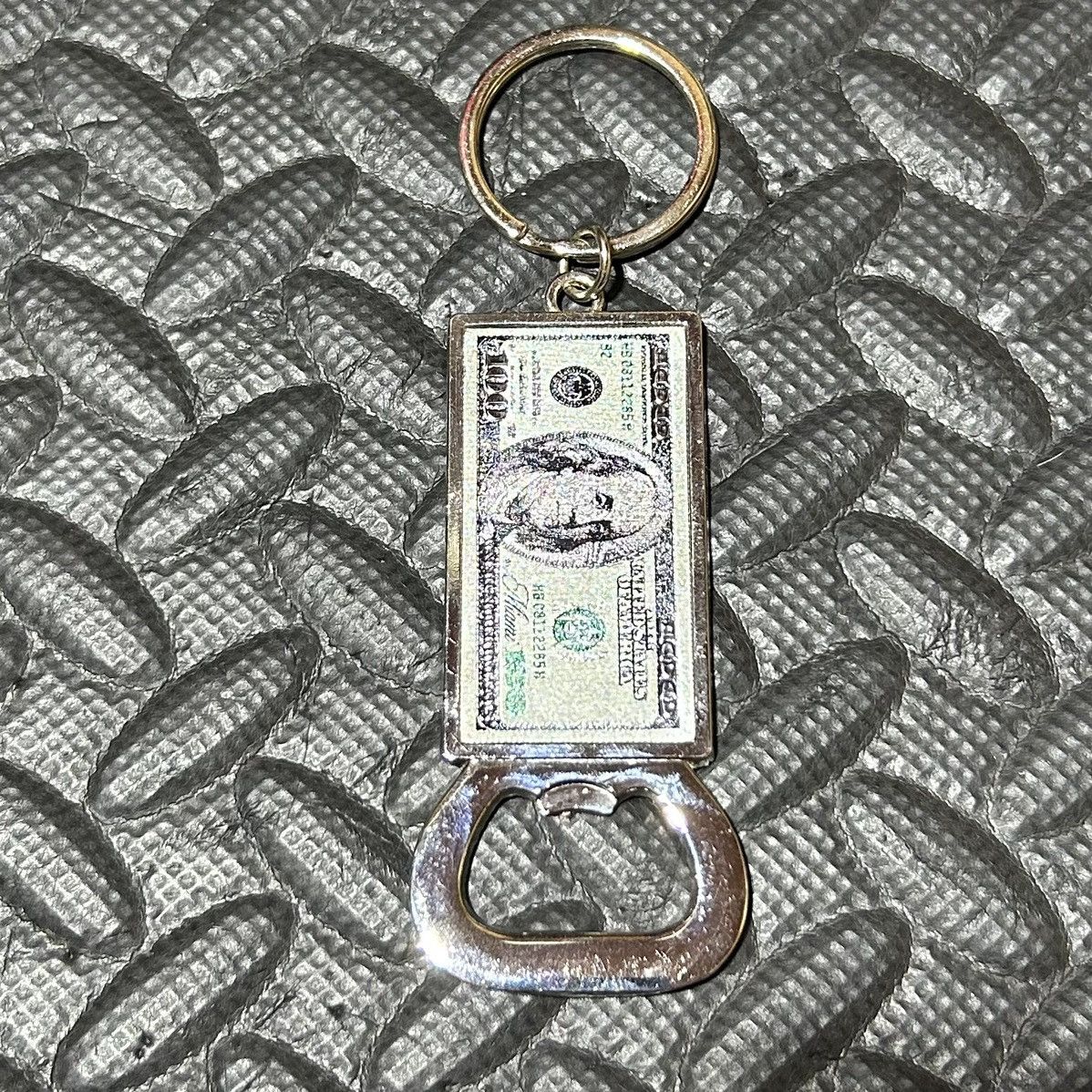 Other 100 Dollar Bill Keychain Bottle Opener Ben Franklin 4” Size ONE SIZE - 2 Thumbnail
