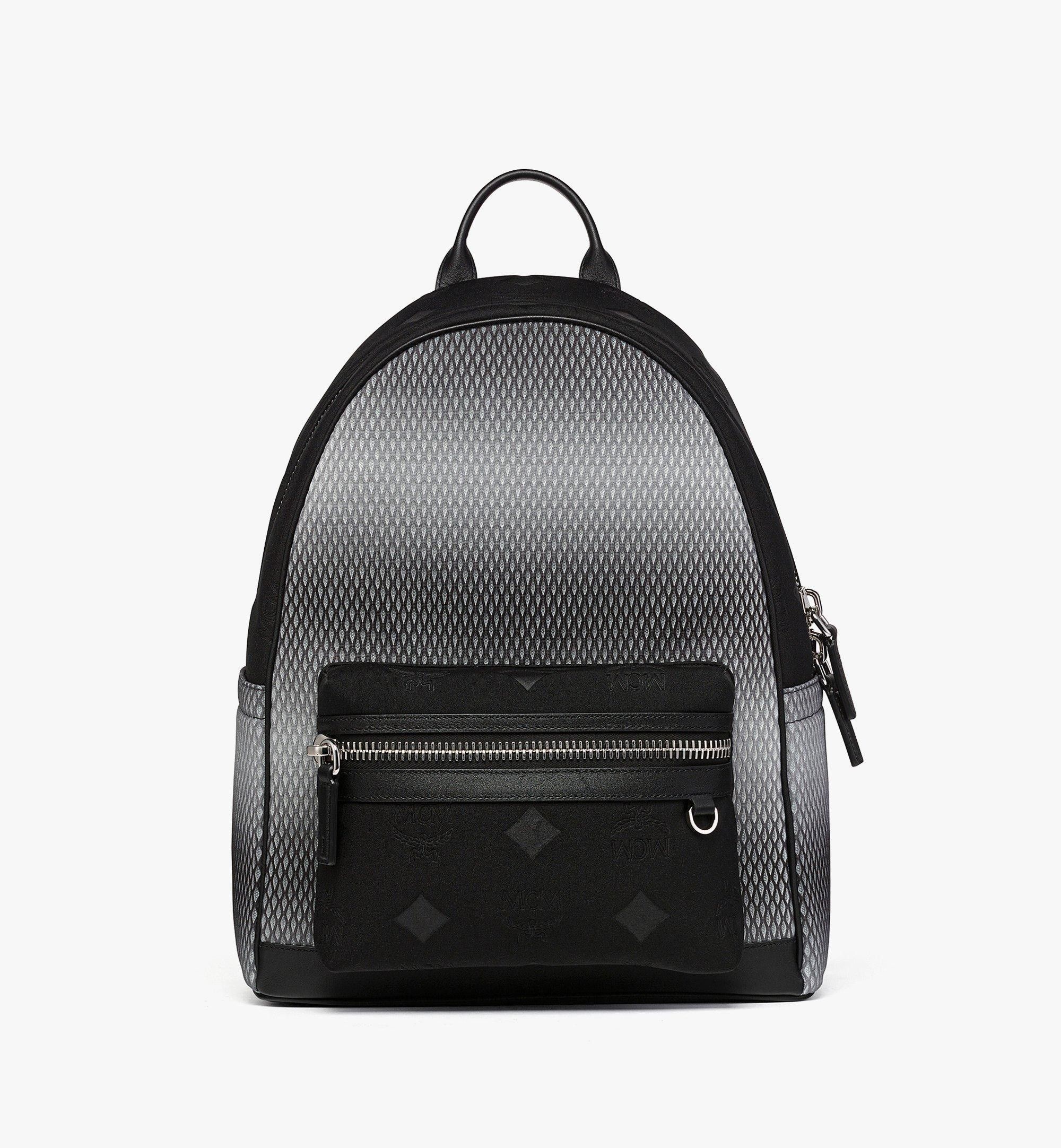 MCM o1mt1gz0725 Size: OS / Backpack Medium Bag in Black/Grey Size ONE SIZE - 1 Thumbnail