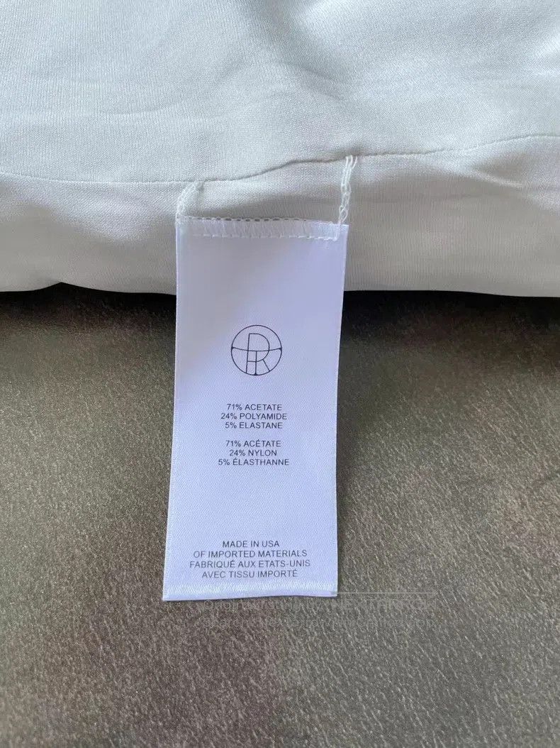 The Row The Row Lime White Dress Size L / US 10 / IT 46 - 7 Thumbnail