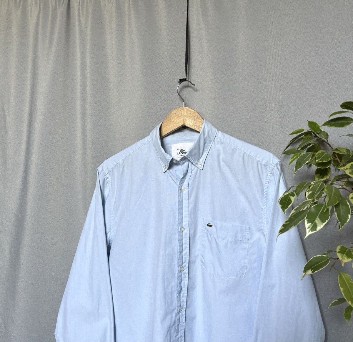 Lacoste Lacoste shirt button up blue small basic casual streetwear Size US S / EU 44-46 / 1 - 3 Thumbnail