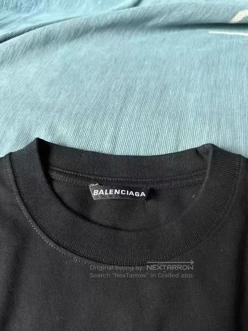 Balenciaga Balenciaga Black letter short-sleeve Size US XXS / EU 40 - 2 Thumbnail