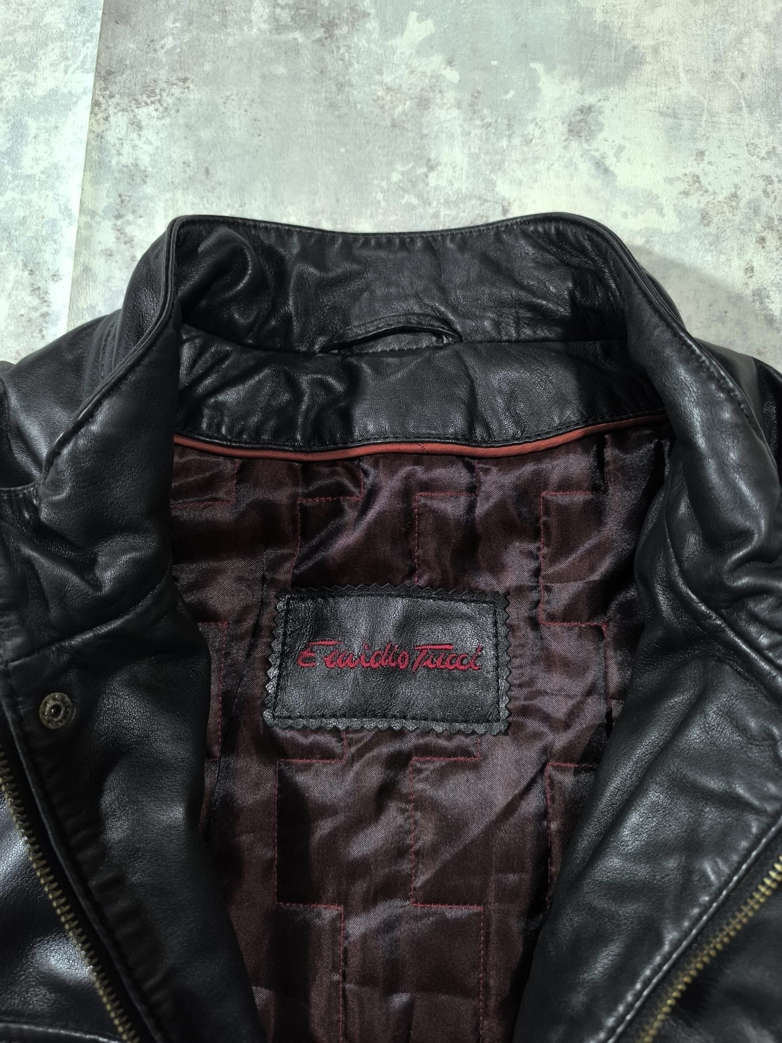 Other Vintage Emildo Tucci Luxury Leather Jacket Coat Size US XL / EU 56 / 4 - 7 Thumbnail