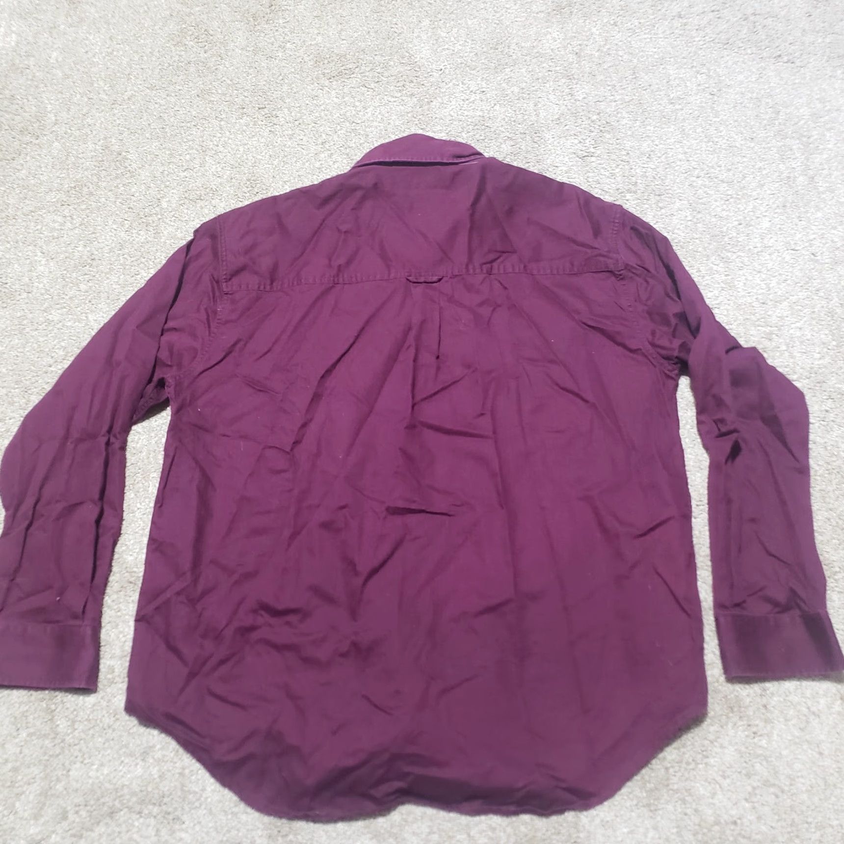 Vintage VINTAGE Ivy Crew Shirt Adult XL Purple Solid Long Sleeve Button-Up Shirt Mens Size US XL / EU 56 / 4 - 8 Thumbnail