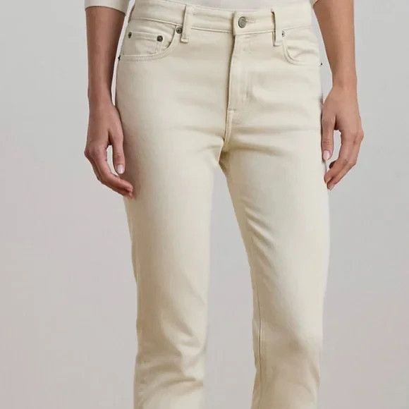Ralph Lauren Black Label Lauren Ralph Lauren Black Label Jeans Size 14 Ivory Casual Size 36" / US 14 / IT 50 - 1 Thumbnail
