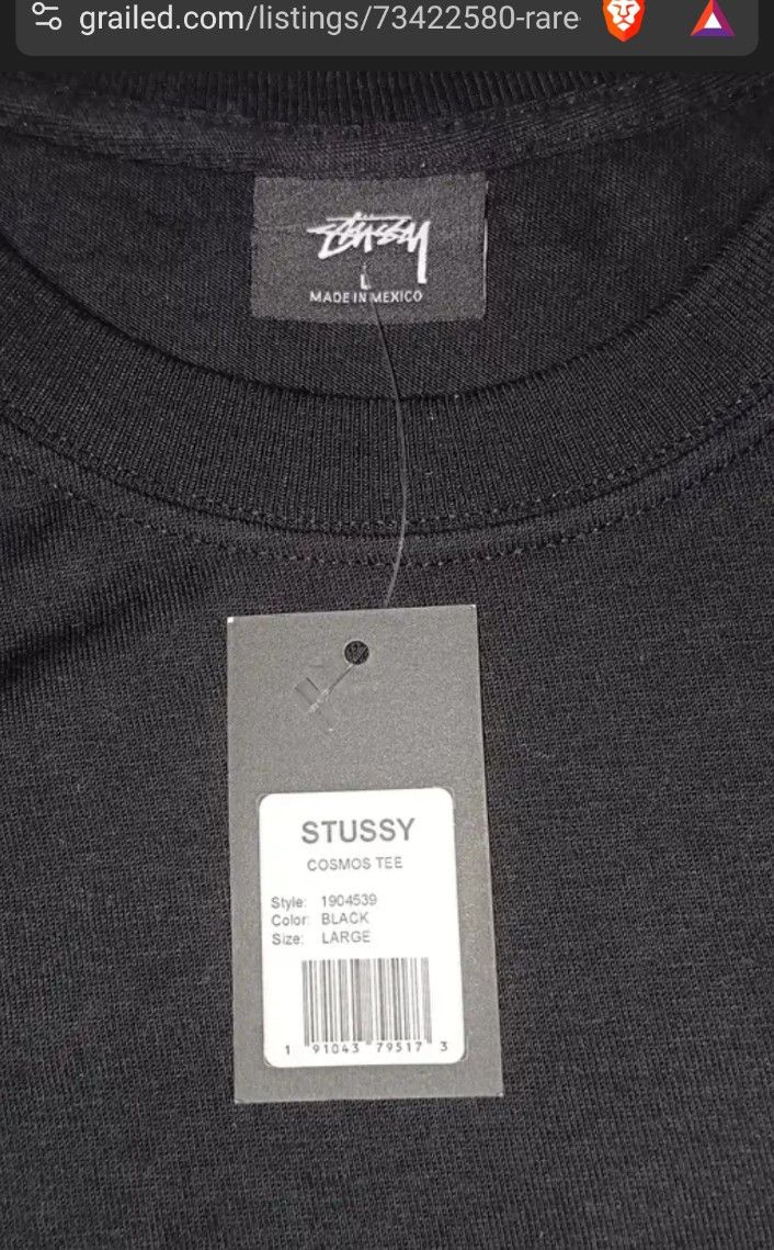Stussy Rare Stussy Cosmos Tshirt Size US L / EU 52-54 / 3 - 6 Thumbnail