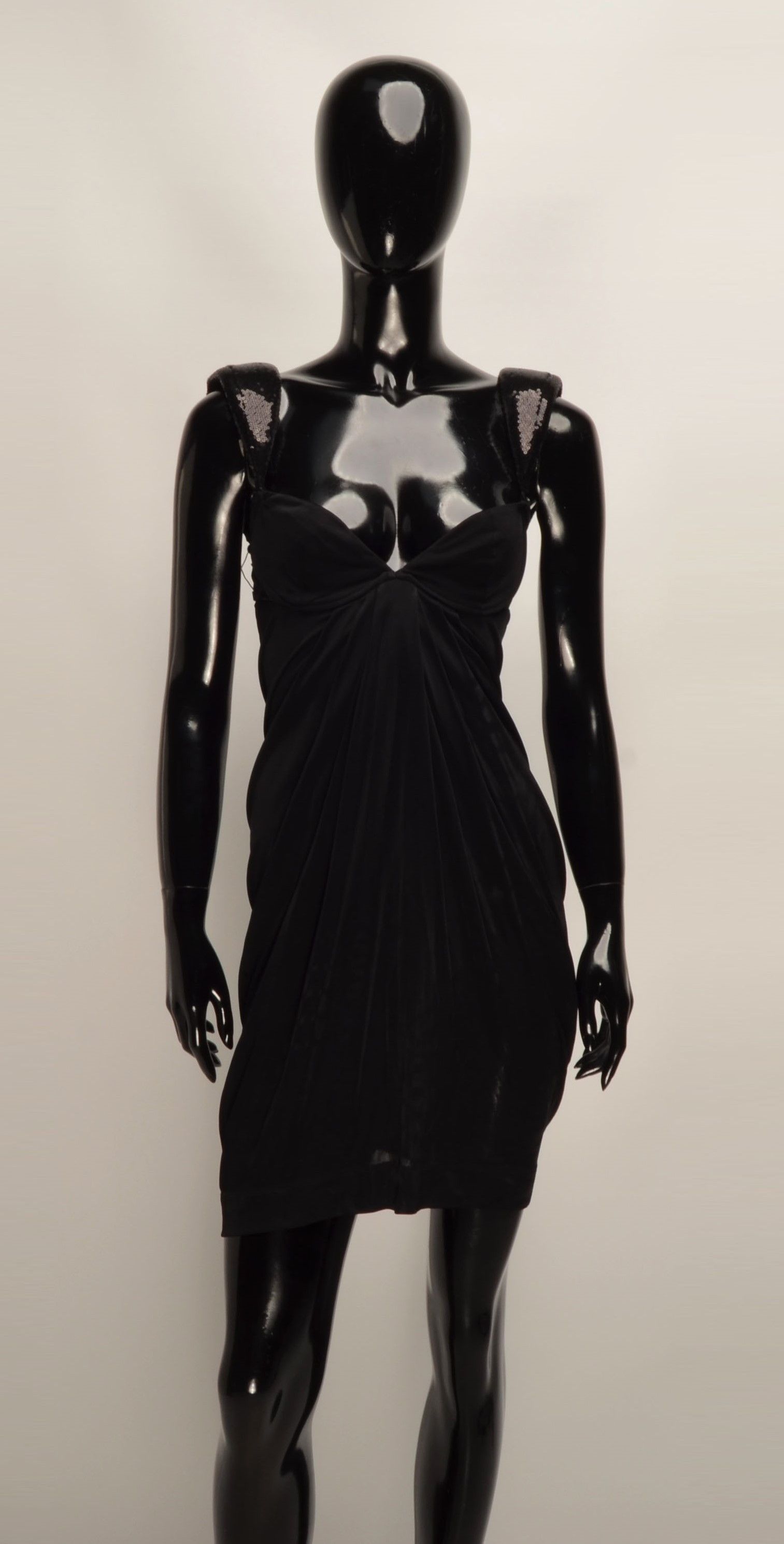 Miss Sixty Vintage Y2K Coquette Glam Little Black Dress
