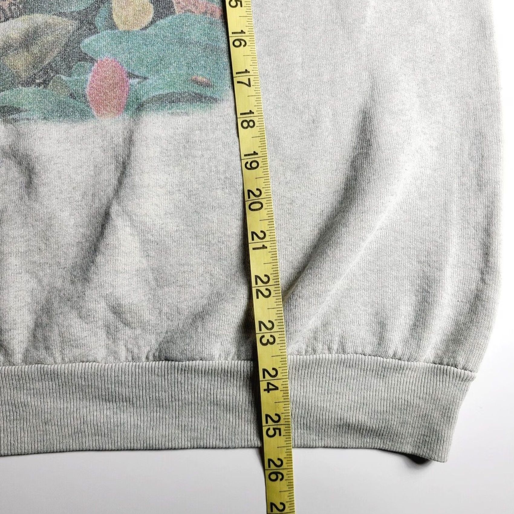 Fruit Of The Loom VINTAGE Fruit Of The Loom Crewneck Sweatshirt Womens XL Jungle Graphic Fade Sweatshirt Women XL Gray Long Sleeve Pullover Casual 90s Safari Mens? Size XL / US 12-14 / IT 48-50 - 6 Thumbnail