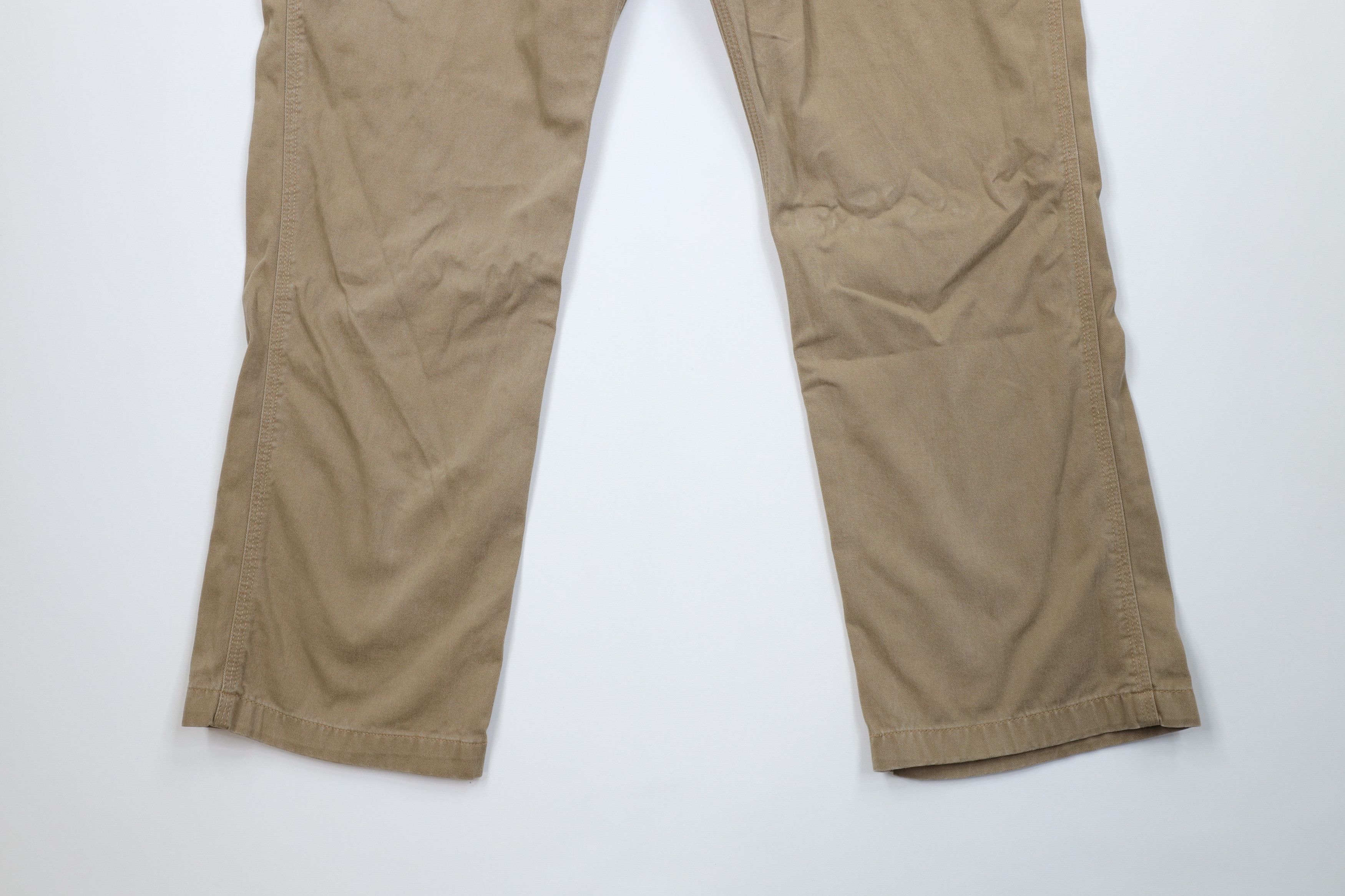 Carhartt Vintage Y2K Carhartt Spell Out Wide Leg Dungaree Pants Khaki Size US 40 / EU 56 - 4 Thumbnail