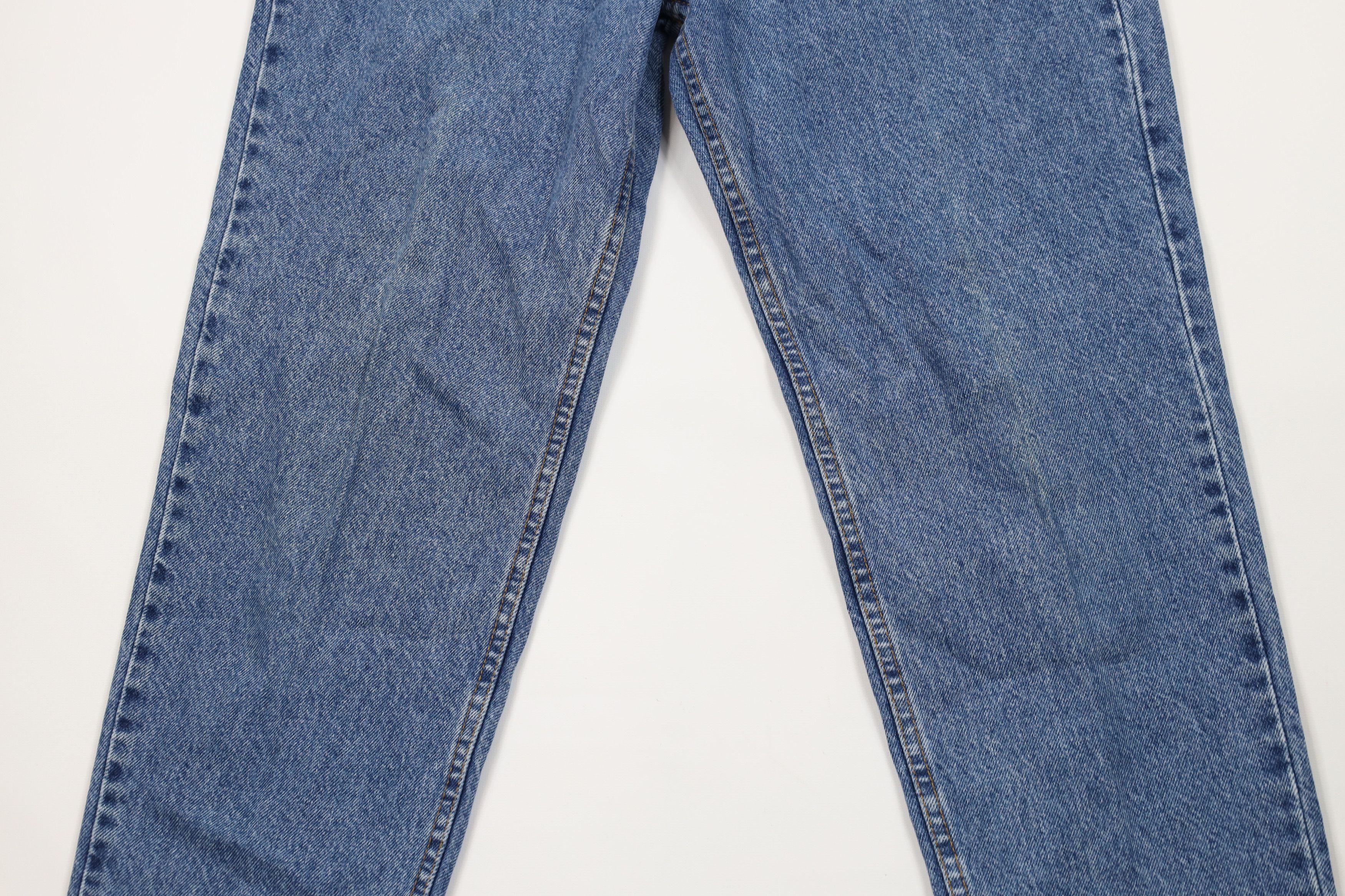 Levi's × Vintage Vintage 90s Levis 912 Orange Tab Denim Jeans Blue USA Size 34" / US 12 / IT 48 - 3 Thumbnail