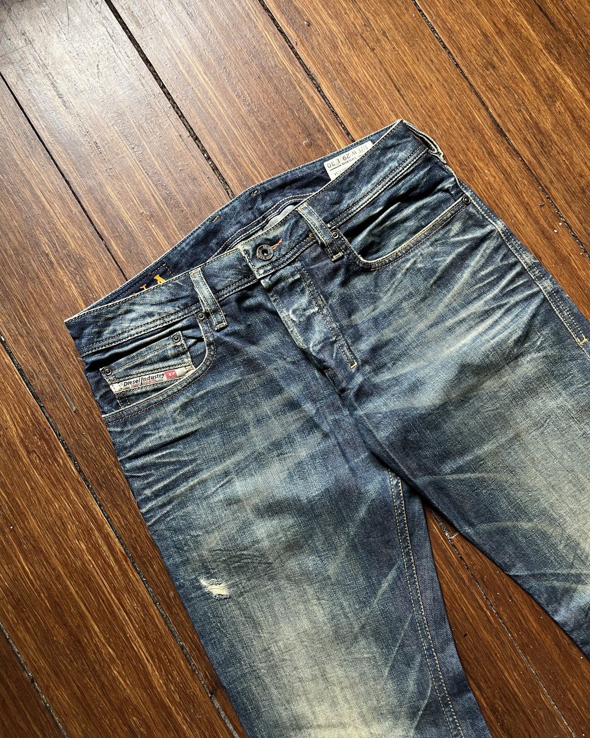 Diesel Diesel Industry Zatiny Mudwash Indigo Bootcut Jeans Size US 29 - 6 Thumbnail