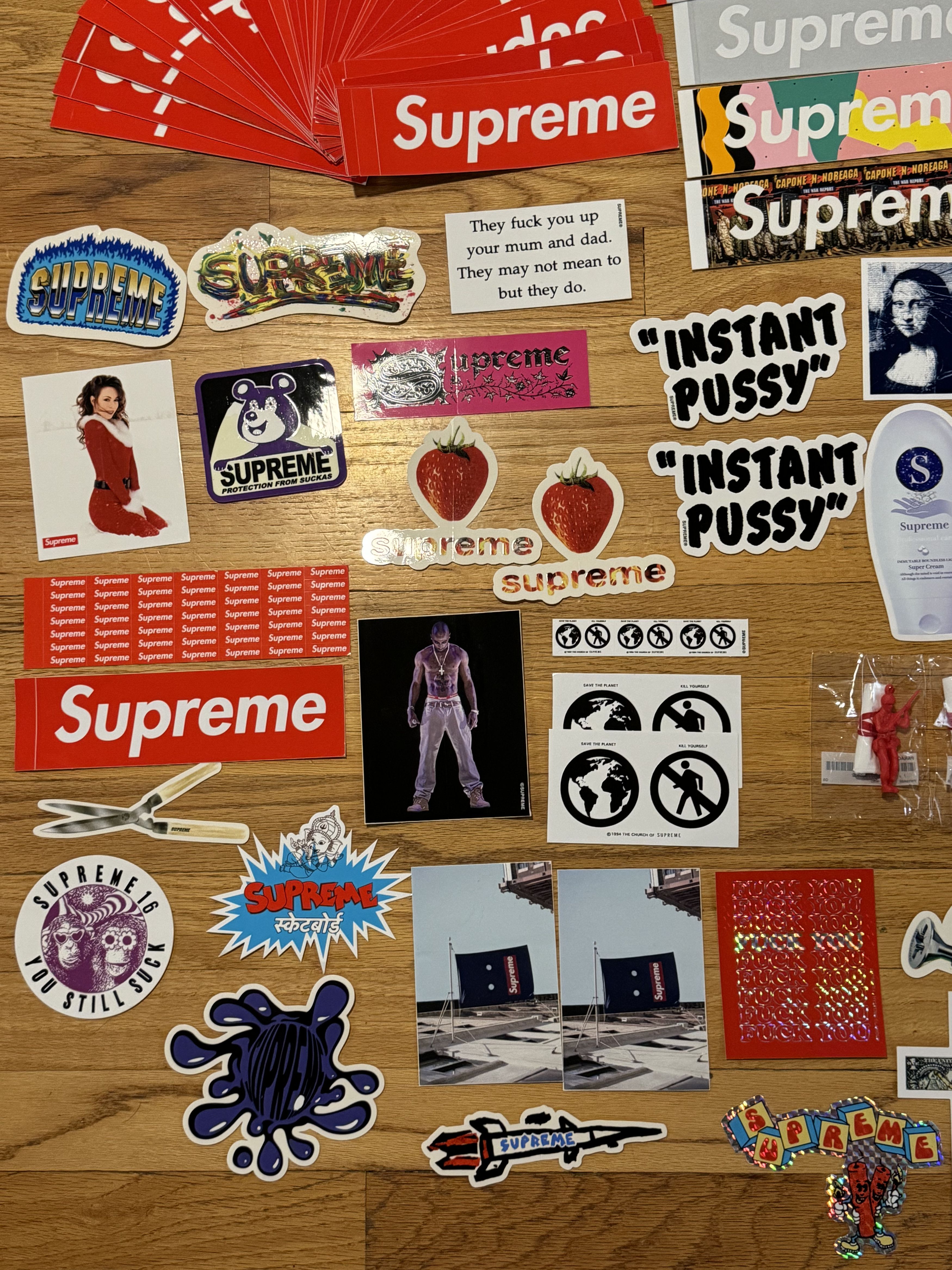 Supreme Vintage Supreme Sticker Collection – 42+ Box Logos + Rares Size ONE SIZE - 11 Thumbnail