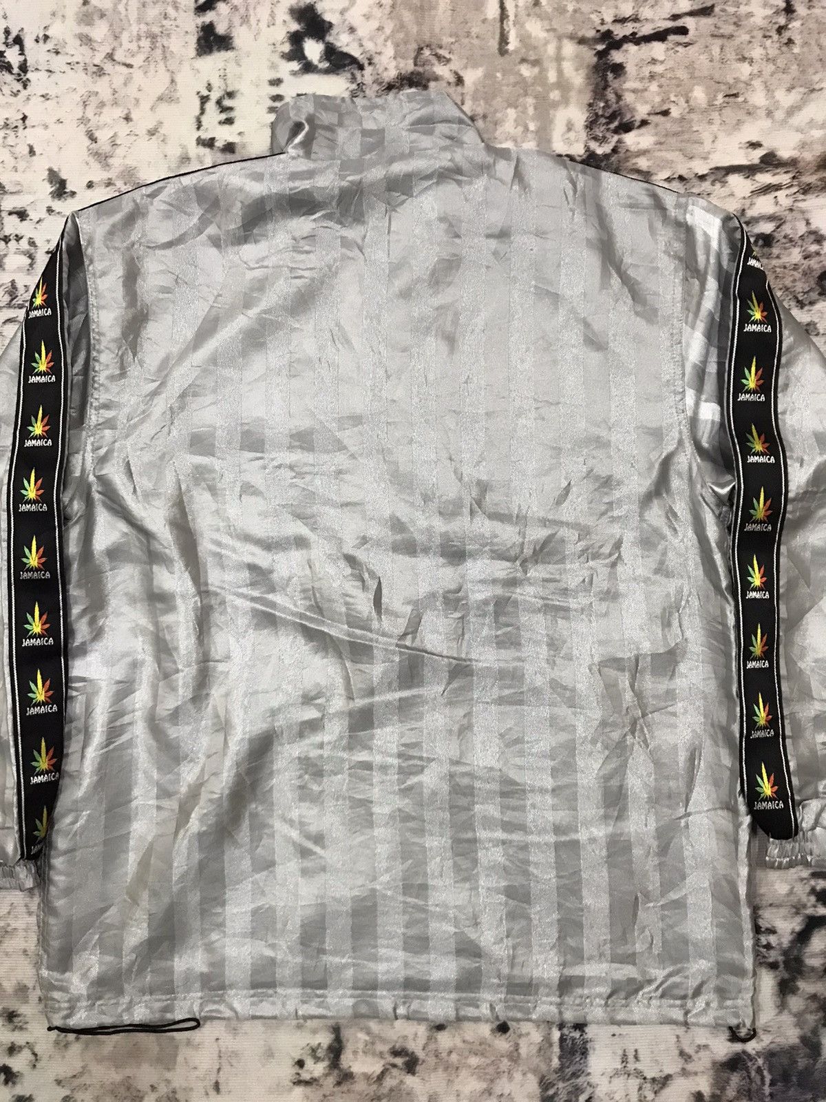 Japanese Brand Vintage Jamaica Sidetape Logo Windbreaker Jacket Size US XL / EU 56 / 4 - 9 Thumbnail