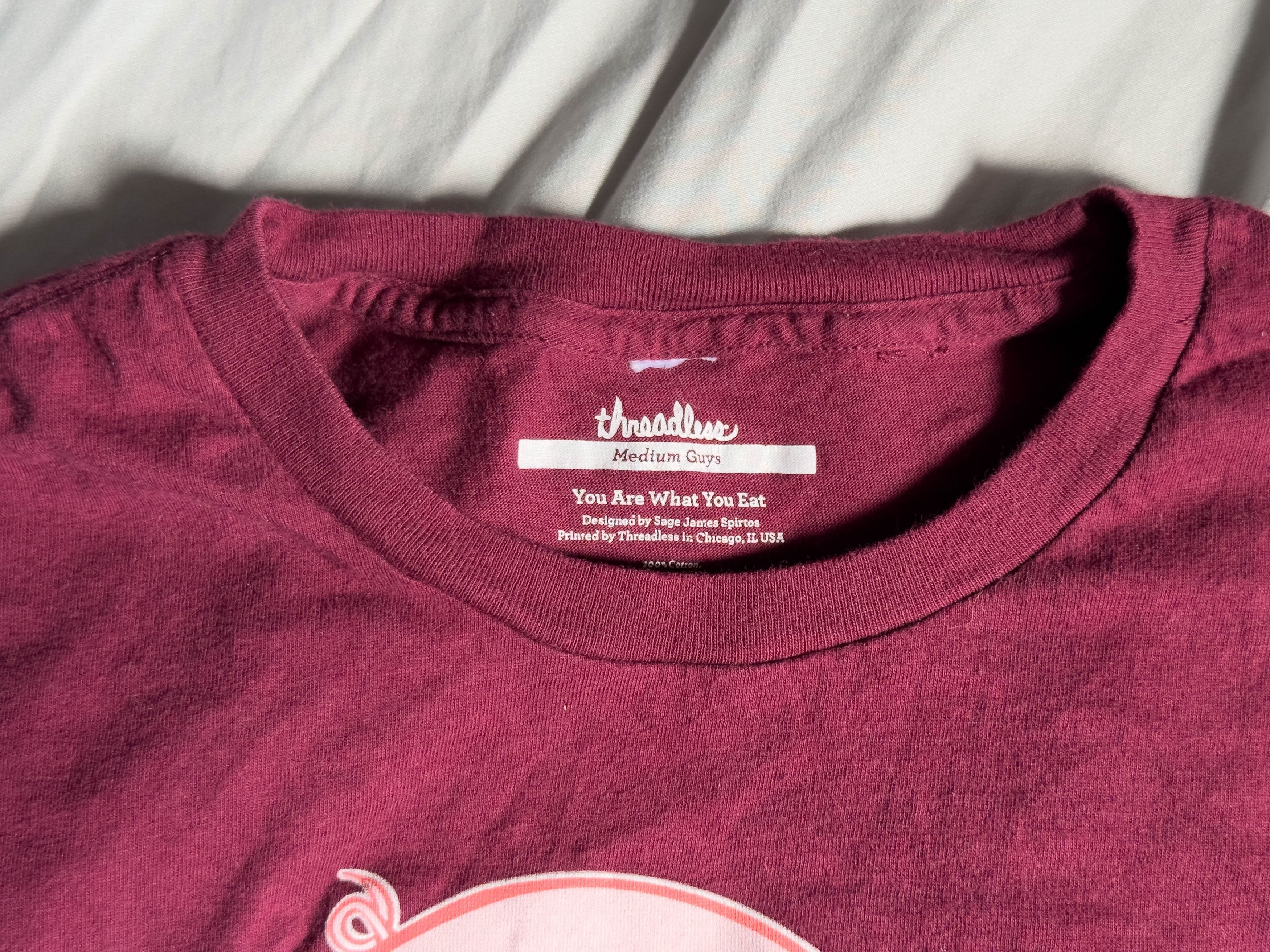 Threadless Threadless "You are what you eat" Tee Shirt medium Size US M / EU 48-50 / 2 - 3 Thumbnail