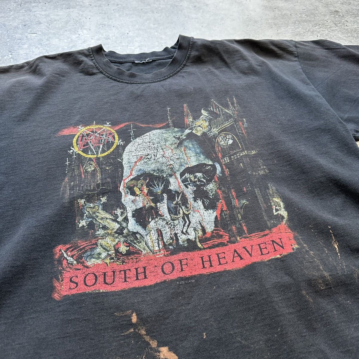 Vintage Vintage Slayer South Of Heaven 2009 T-shirt Black Size M Size US M / EU 48-50 / 2 - 8 Thumbnail