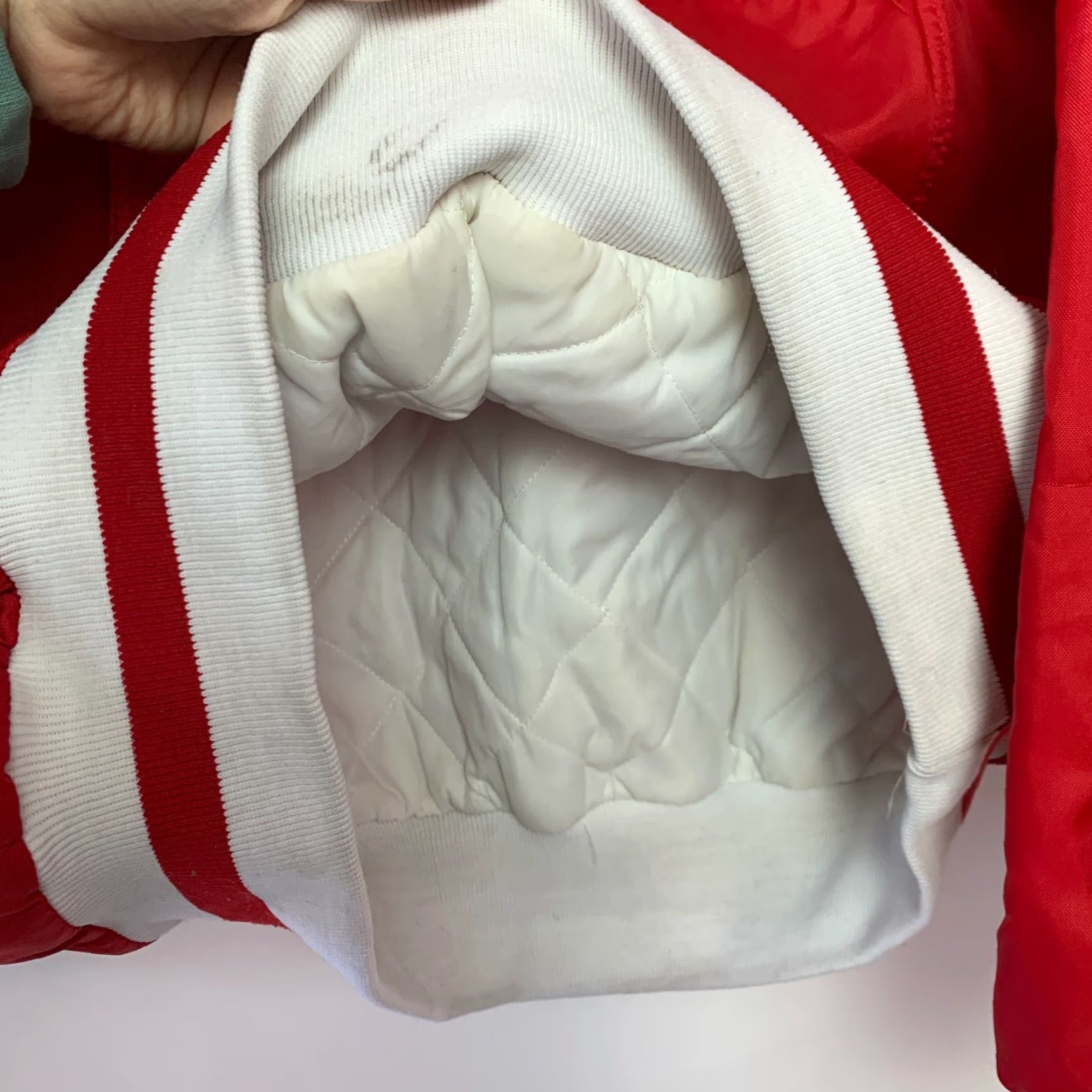 Vintage VINTAGE Rennoc Jacket Windbreaker Red White Pullover XL Newman Prep Basketball Size XL / US 12-14 / IT 48-50 - 7 Thumbnail