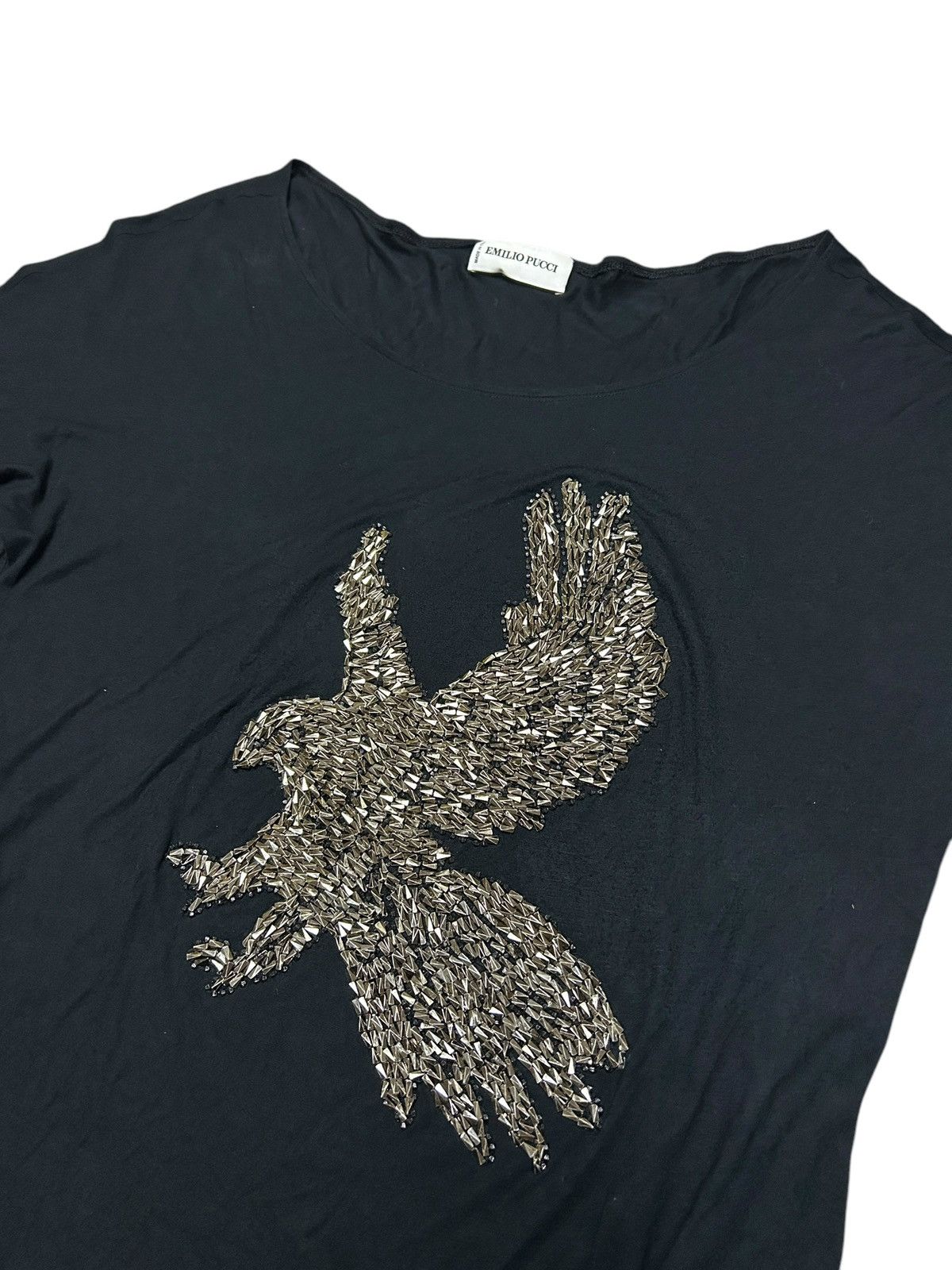 Emilio Pucci F/W 09 Embroidered Eagle Dress Size S / US 4 / IT 40 - 1 Thumbnail