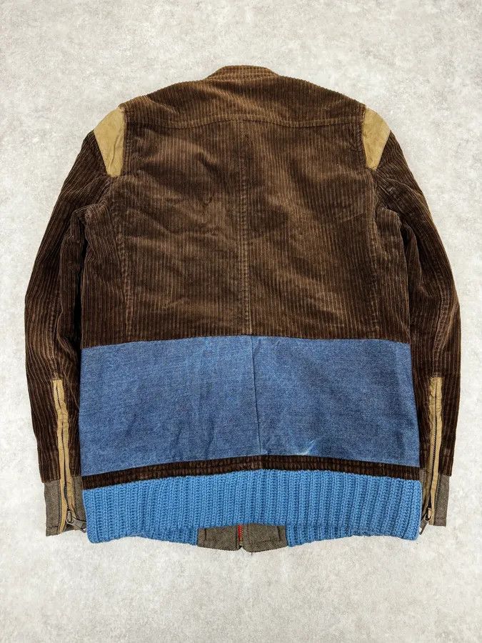 Dsquared2 AW2002 Dsquared2 Brown Velvet Blue Jacket Size US M / EU 48-50 / 2 - 4 Thumbnail