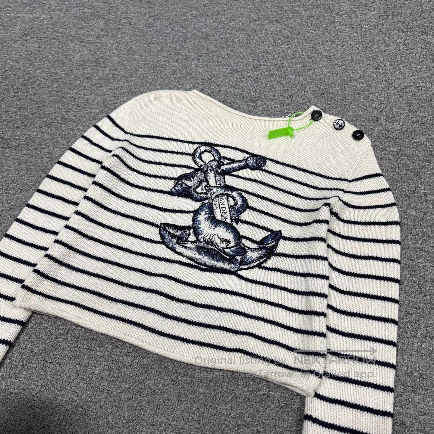 Dior Dior Striped cashmere knit sweater| Size S / US 4 / IT 40 - 4 Thumbnail