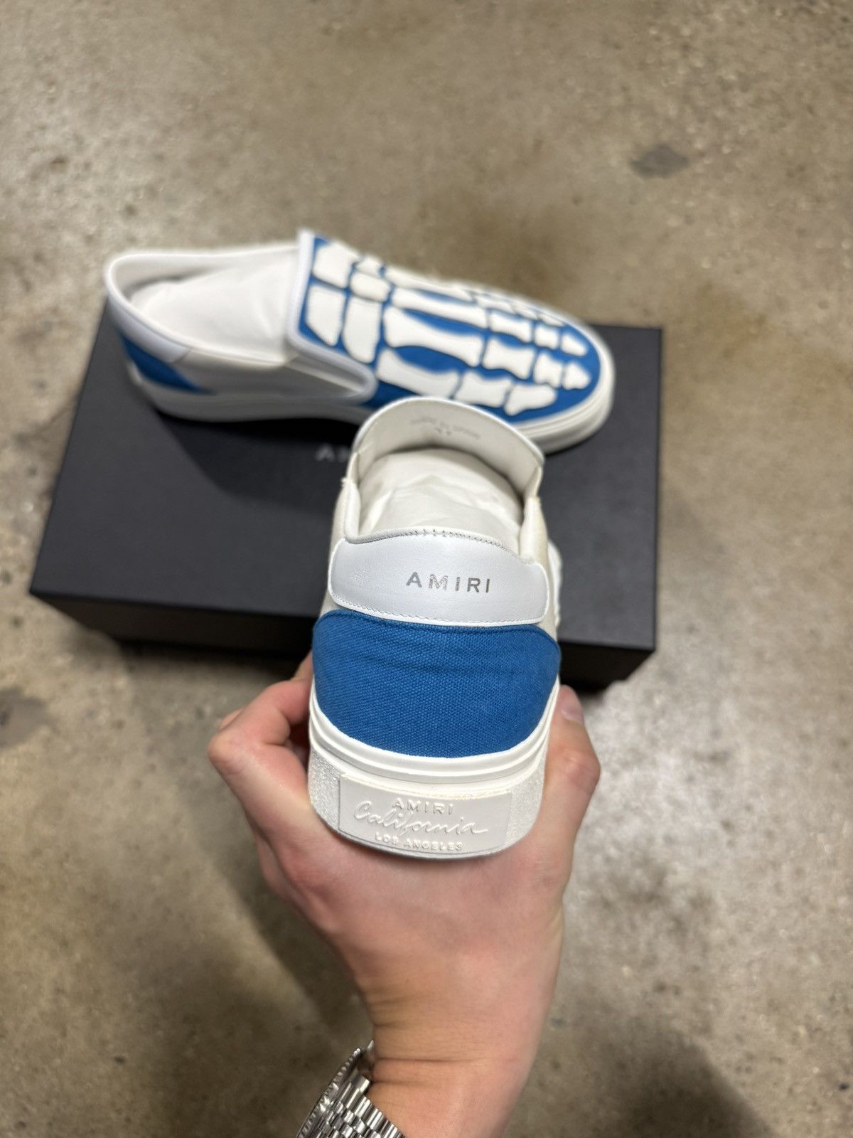 Amiri Amiri Skeleton Slip On Sneaker NEW 700$ Size US 8 / EU 41 - 6 Thumbnail