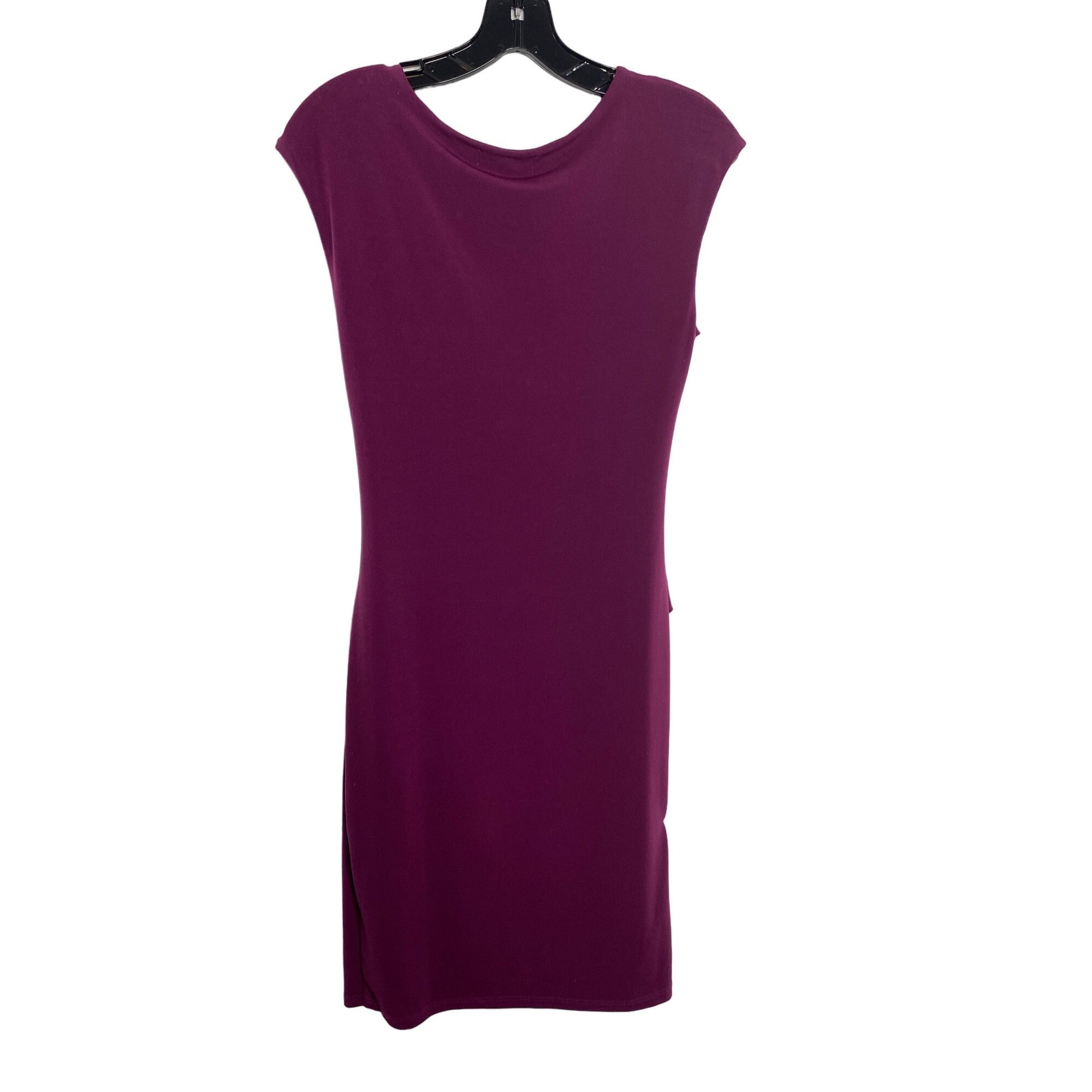 Velvet VELVET BY GRAHAM & SPENCER WOMEN'S PLUM BODY-HUGGING SHEATH Size M / US 6-8 / IT 42-44 - 3 Thumbnail