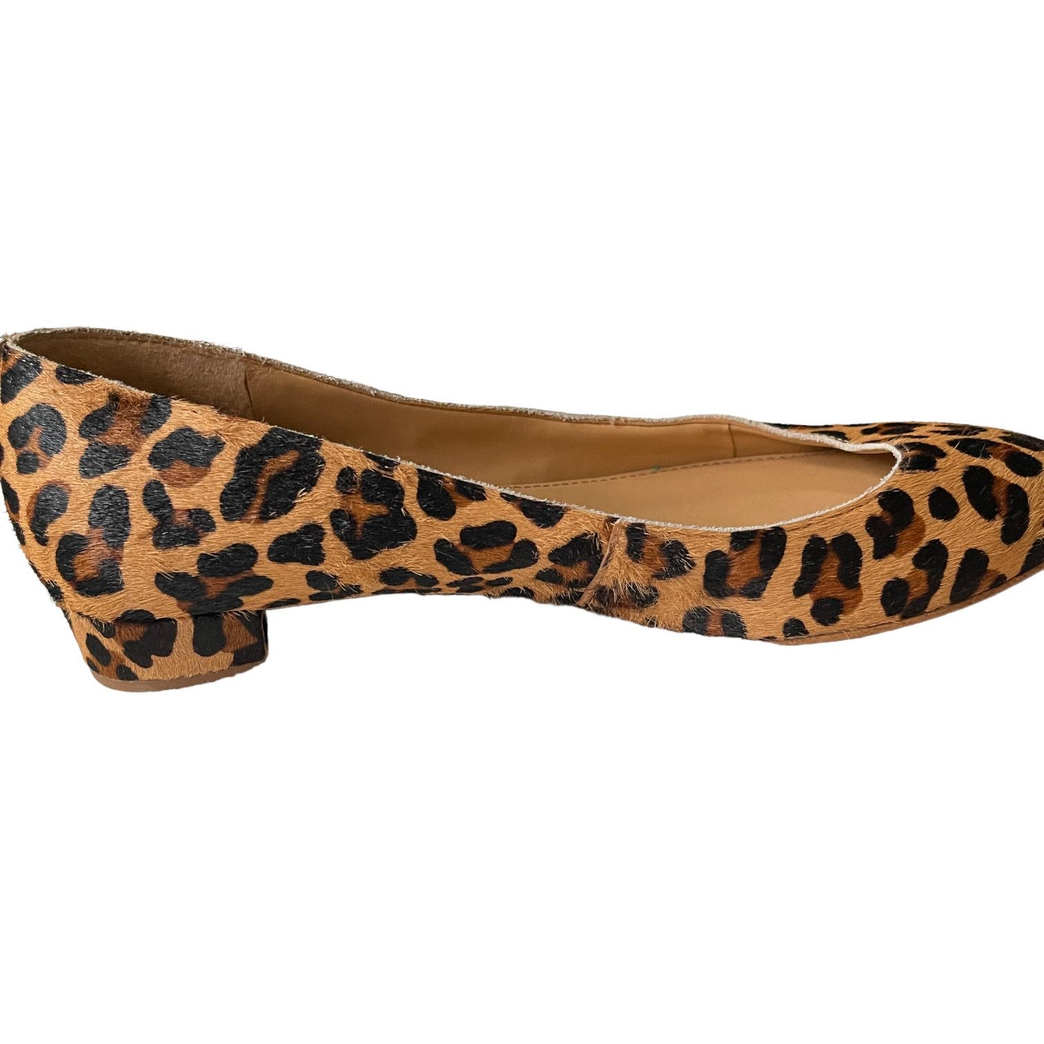 J.Crew J Crew Womens Lily Leopard calf hair Ballet flats Size 7 Size US 7 / IT 37 - 9 Thumbnail