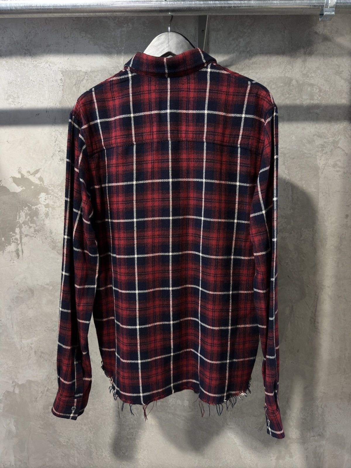 Amiri Distressed Flannel Size US M / EU 48-50 / 2 - 3 Thumbnail